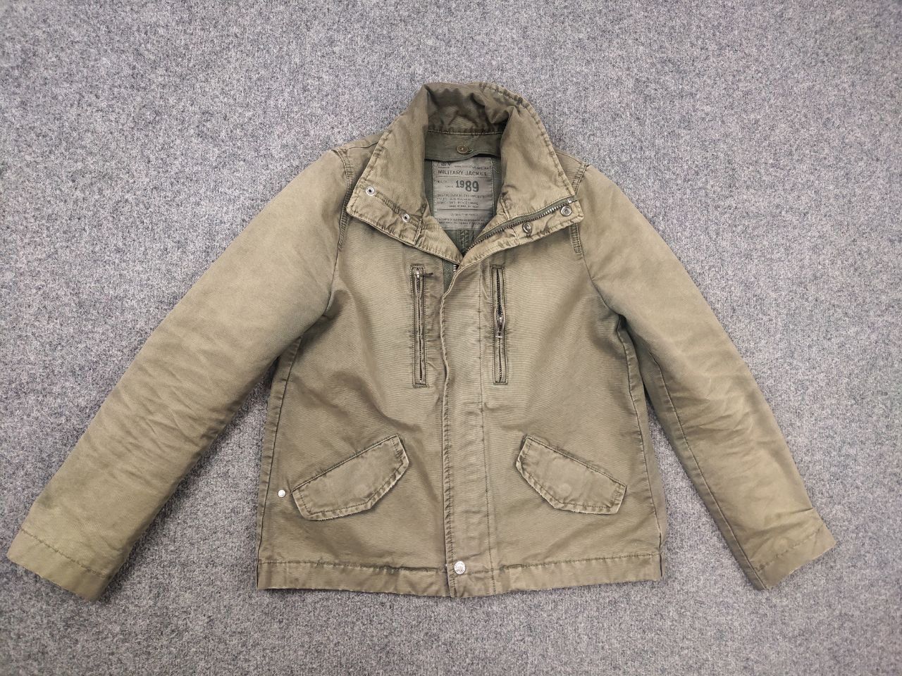 Zadig & Voltaire Zadig & Voltaire Design Caban Military Jacket Vintage Canvas Size US S / EU 44-46 / 1 - 4 Thumbnail