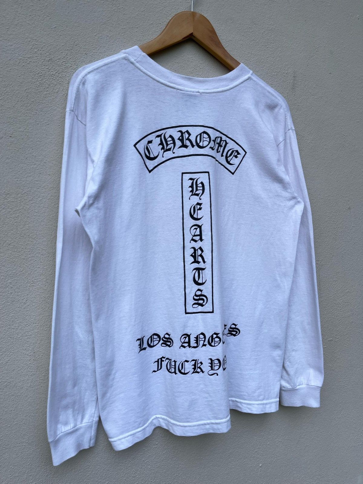 Chrome Hearts Chrome Hearts Los Angeles Fuck You Long Sleeve Tee Size US M / EU 48-50 / 2 - 10 Thumbnail