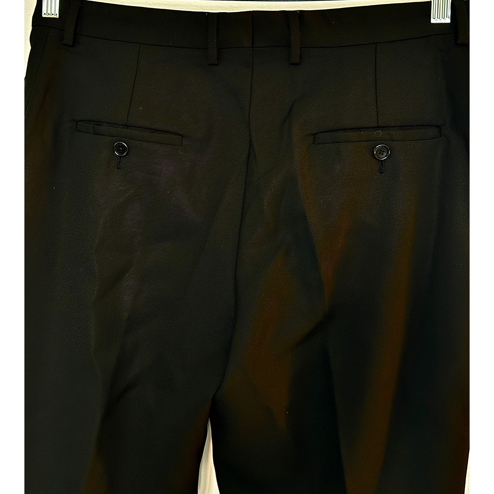 Celine Celine Classic Black Pants in Wool Gabardine Size US 32 / EU 48 - 6 Thumbnail