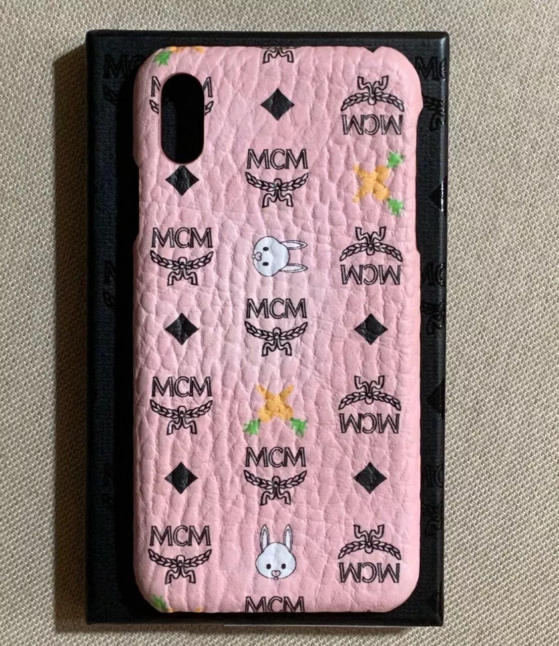 MCM Rabbit Carrot Pink Visetos iPhone XS Max Case Size ONE SIZE - 1 Thumbnail