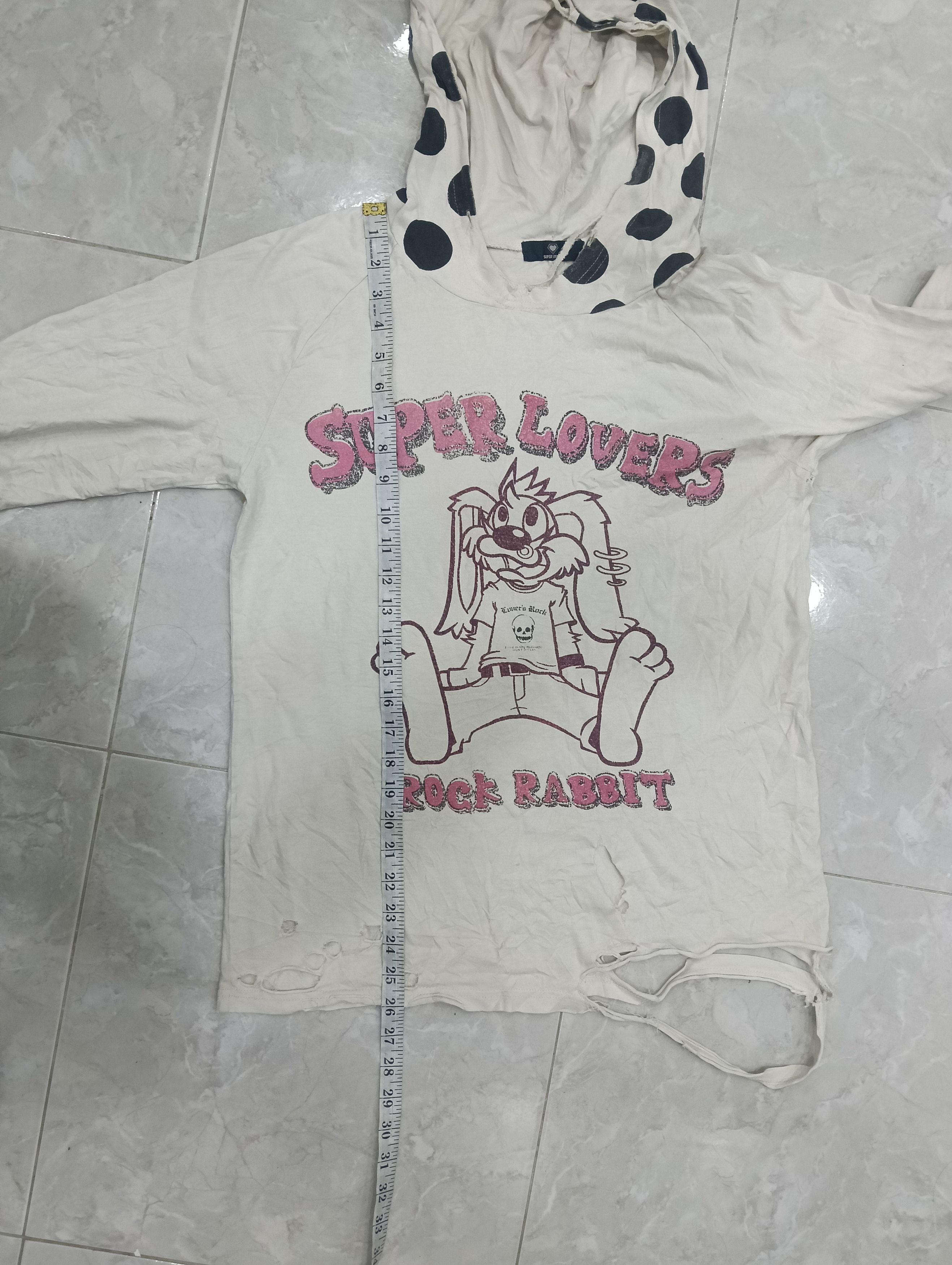 Super Lovers Vintage Thrashed Super lovers Hoodie Size US M / EU 48-50 / 2 - 14 Thumbnail