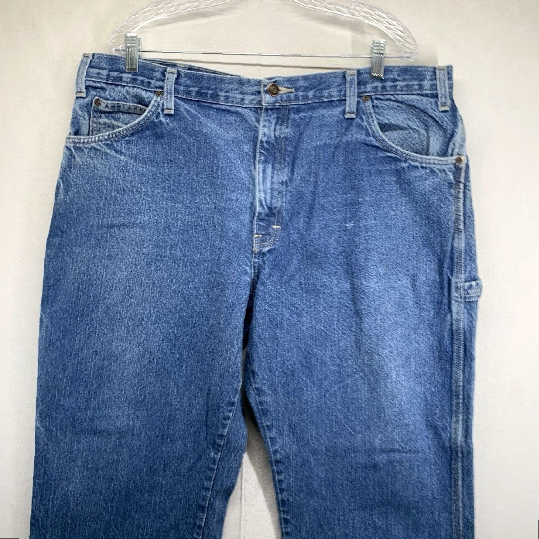 Dickies Dickies Carpenter Denim Jeans Pants Mens 40 X 30 Regular Fit 5-Pocket Streetwear Blue Size US 40 / EU 56 - 5 Thumbnail