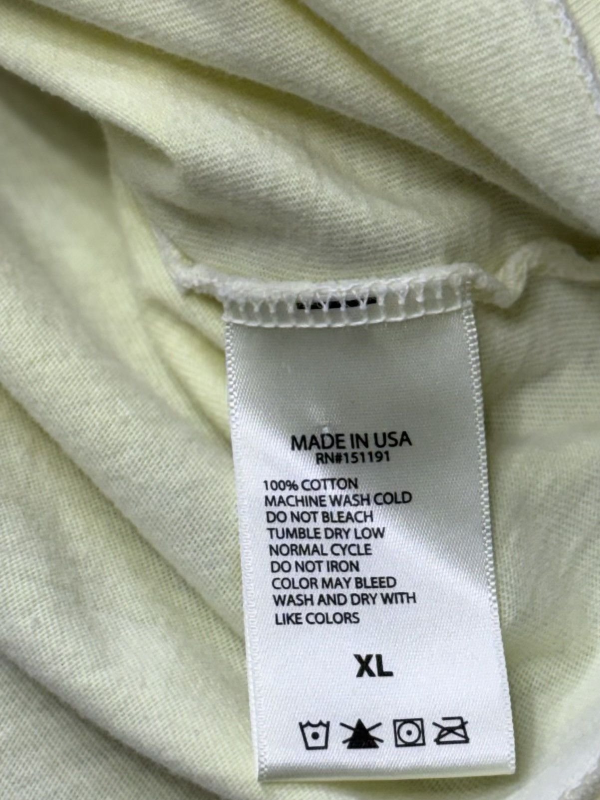 Yeezy Yeezy Calabasas Long Sleeves Tee Frozen Yellow Size US XL / EU 56 / 4 - 3 Thumbnail