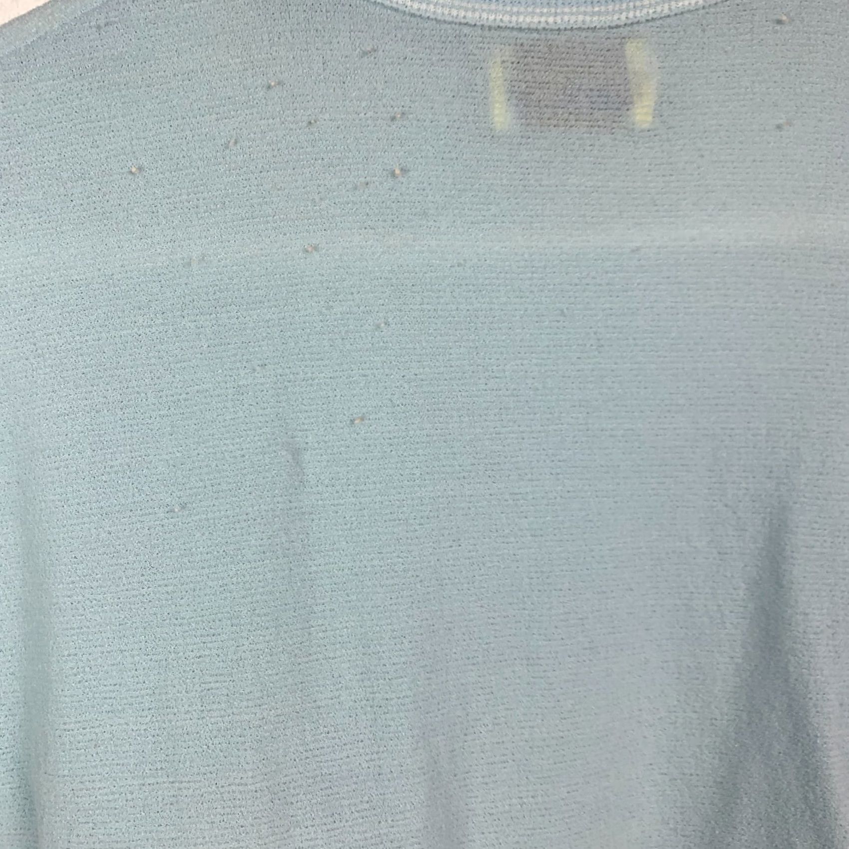 JCPenney VINTAGE 60s JcPenney Blue Shirt Mockneck Short Sleeve L Mens Size US L / EU 52-54 / 3 - 4 Thumbnail