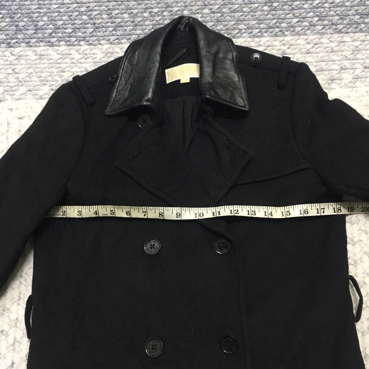 Designer × Japanese Brand × Michael Kors Sunfaded Michael by Michael Kors Wool Trench Coat Size US XS / EU 42 / 0 - 13 Thumbnail