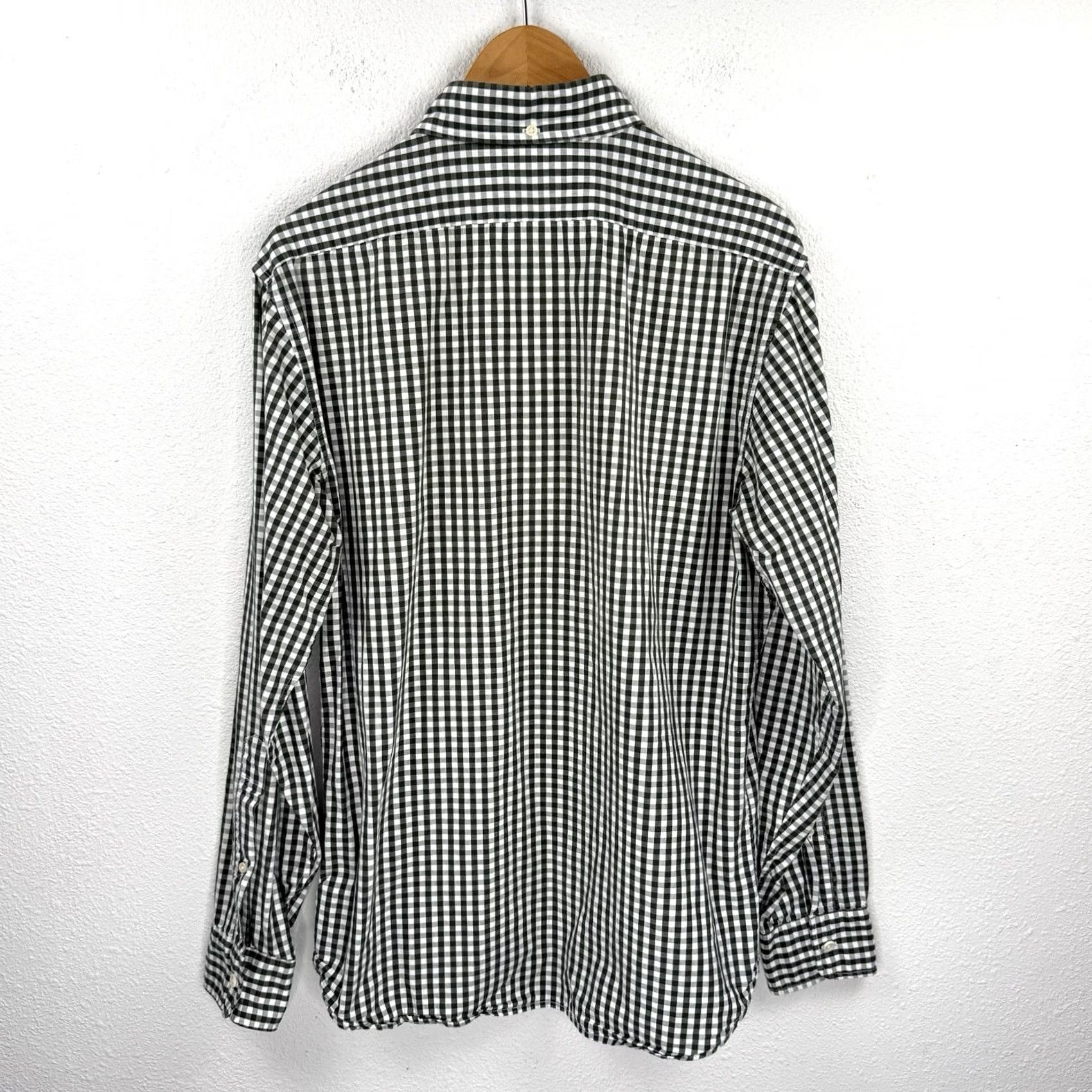 Taylor Stitch Taylor Stitch Shirt Mens 42 Large Plaid Gingham Cotton Button Up Green Size US XL / EU 56 / 4 - 7 Thumbnail