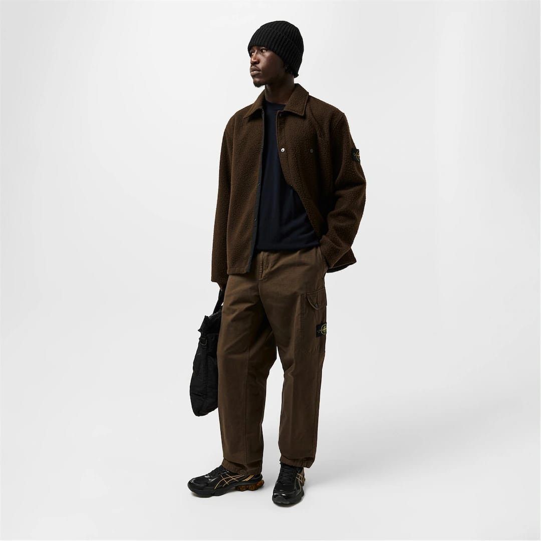 Stone Island o1g2r1mq0526 Wool Overshirt in Olive Green Size US XXL / EU 58 / 5 - 5 Thumbnail