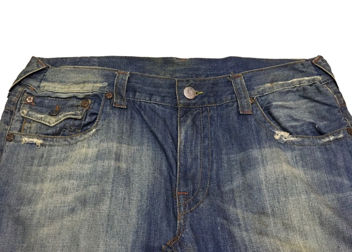 True Religion × Vintage Very Rare Vintage True Religion Sukajan Flared Jeans 1990s Size US 36 / EU 52 - 3 Thumbnail
