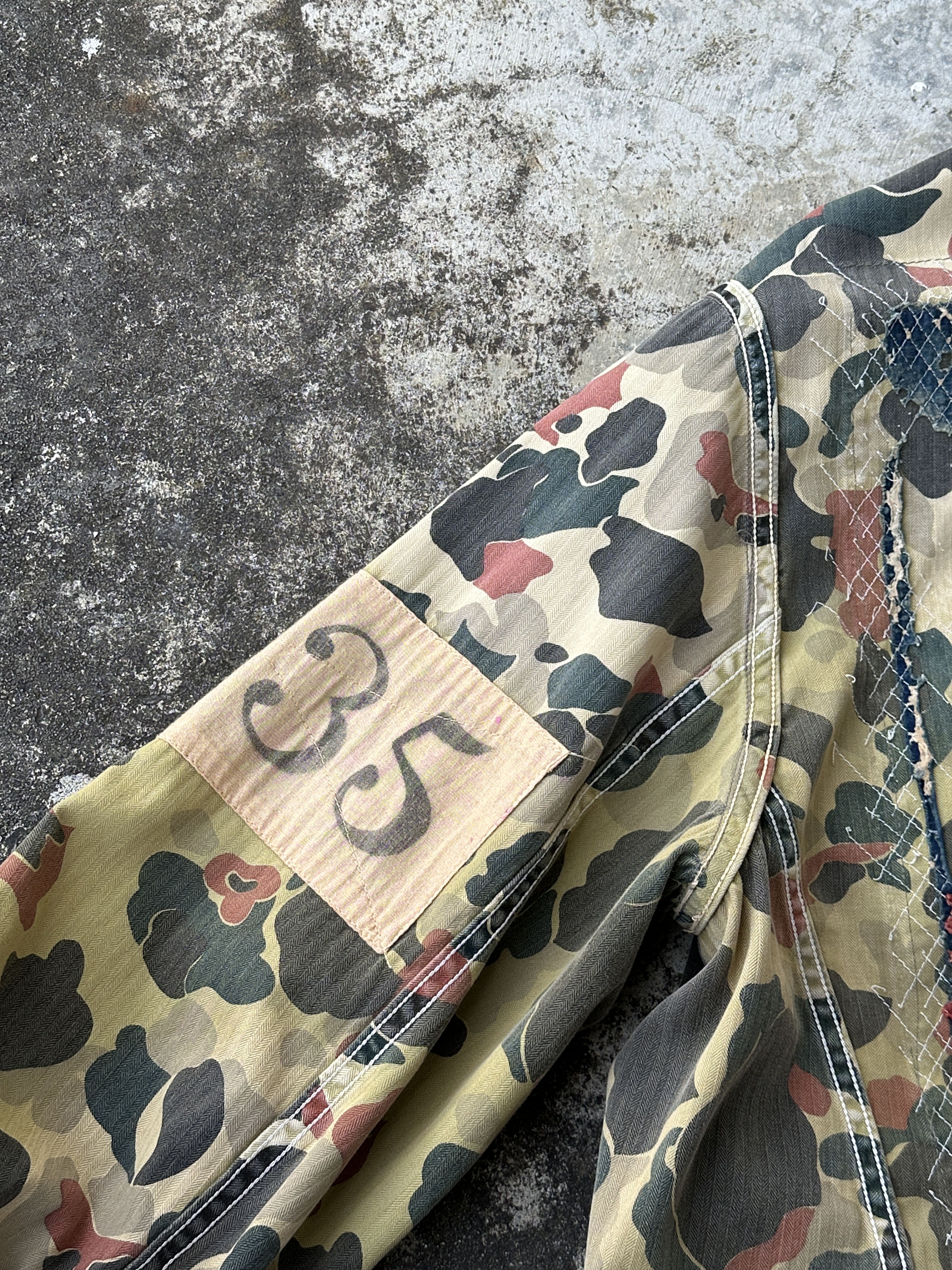 Kapital Kountry HBT Boro Union Jack Flag Field Duck Camo Chore Coat Size US L / EU 52-54 / 3 - 13 Thumbnail