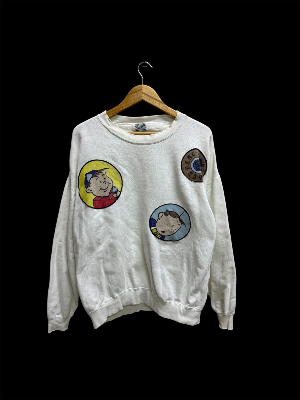 Cartoon Network Vintage 90s DS D-Studio Cartoon Patch Crewneck Sweatshirt Size US L / EU 52-54 / 3 - 1 Thumbnail