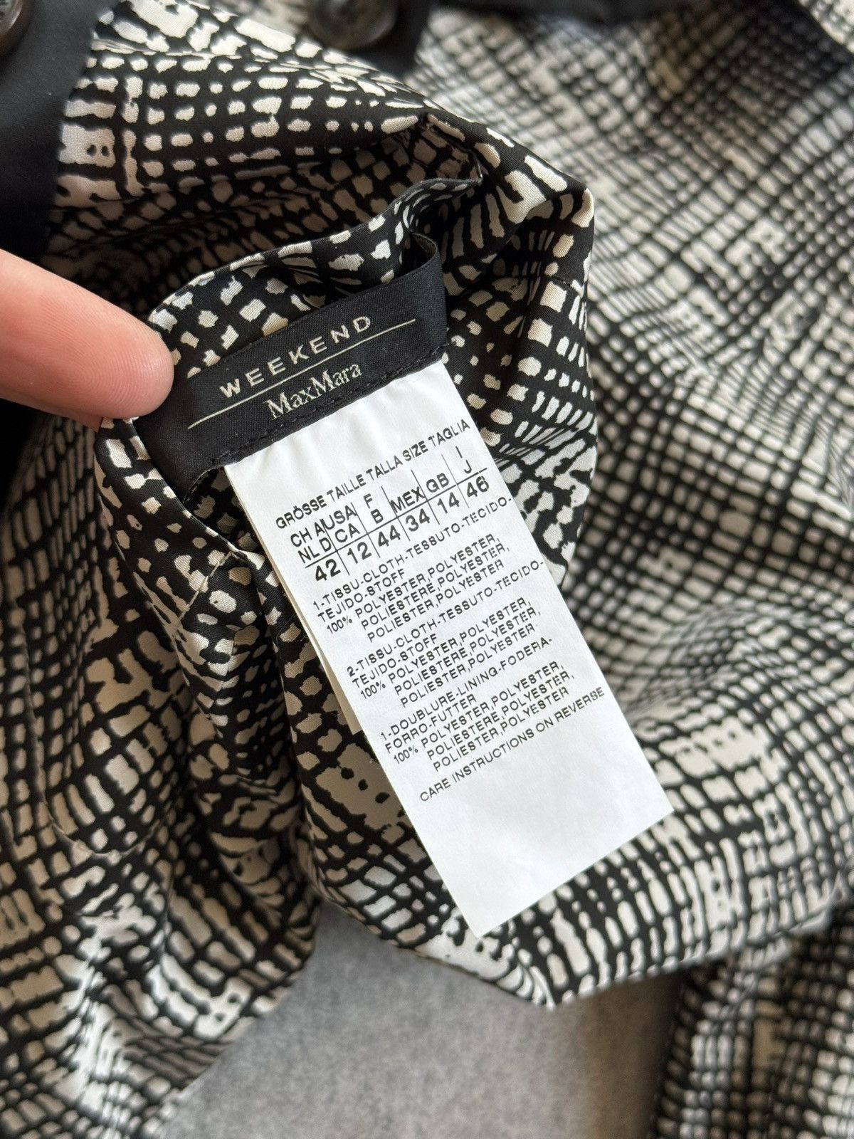 Weekend Max Mara Weekend Max Mara reversible light jacket button up coat Size XL / US 12-14 / IT 48-50 - 4 Thumbnail