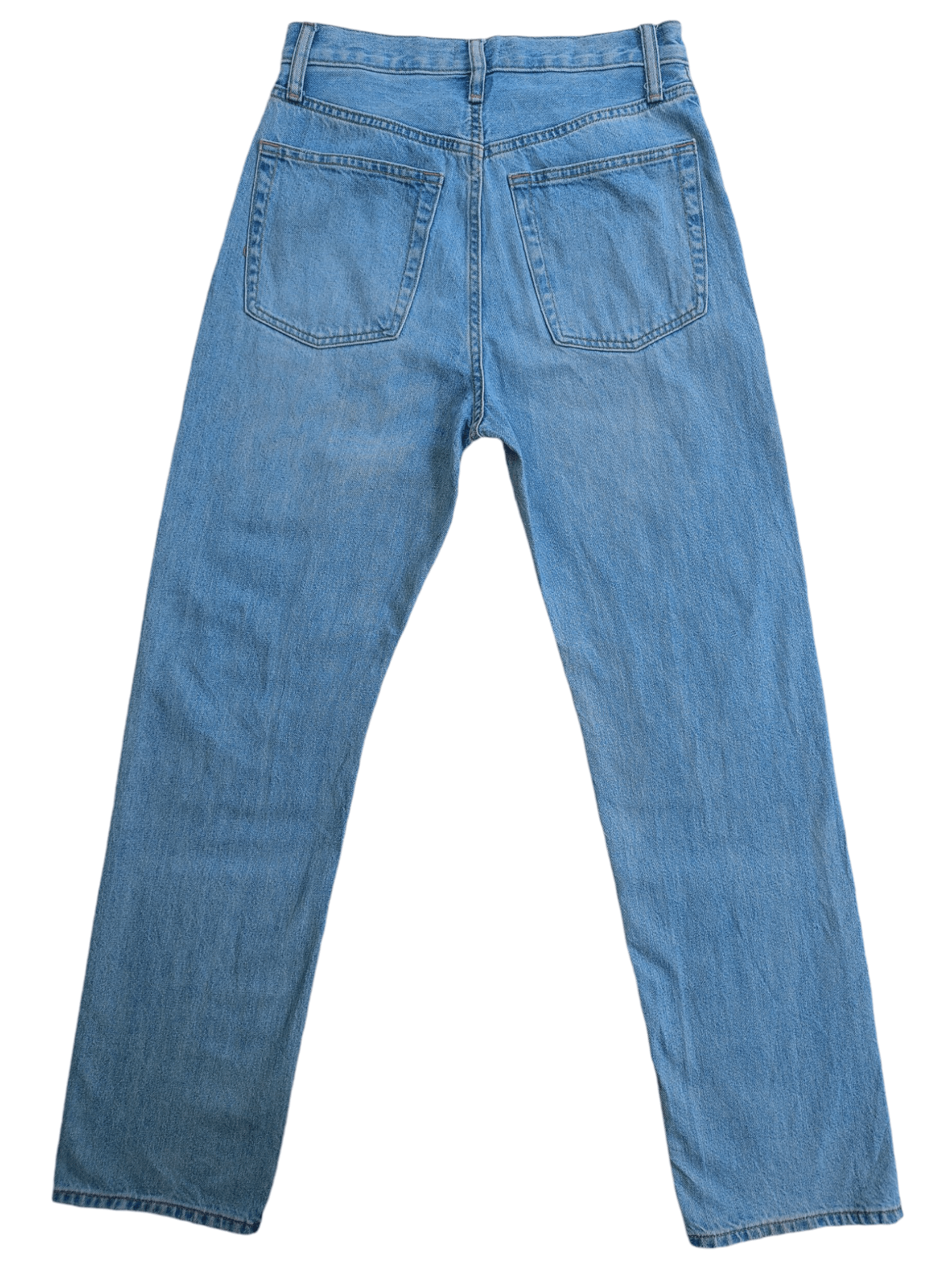 Kaihara Denim × Uniqlo × Vintage UNIQLO Regular, Straight Cut Distressed Vintage Denim Size US 26 / EU 42 - 19 Thumbnail