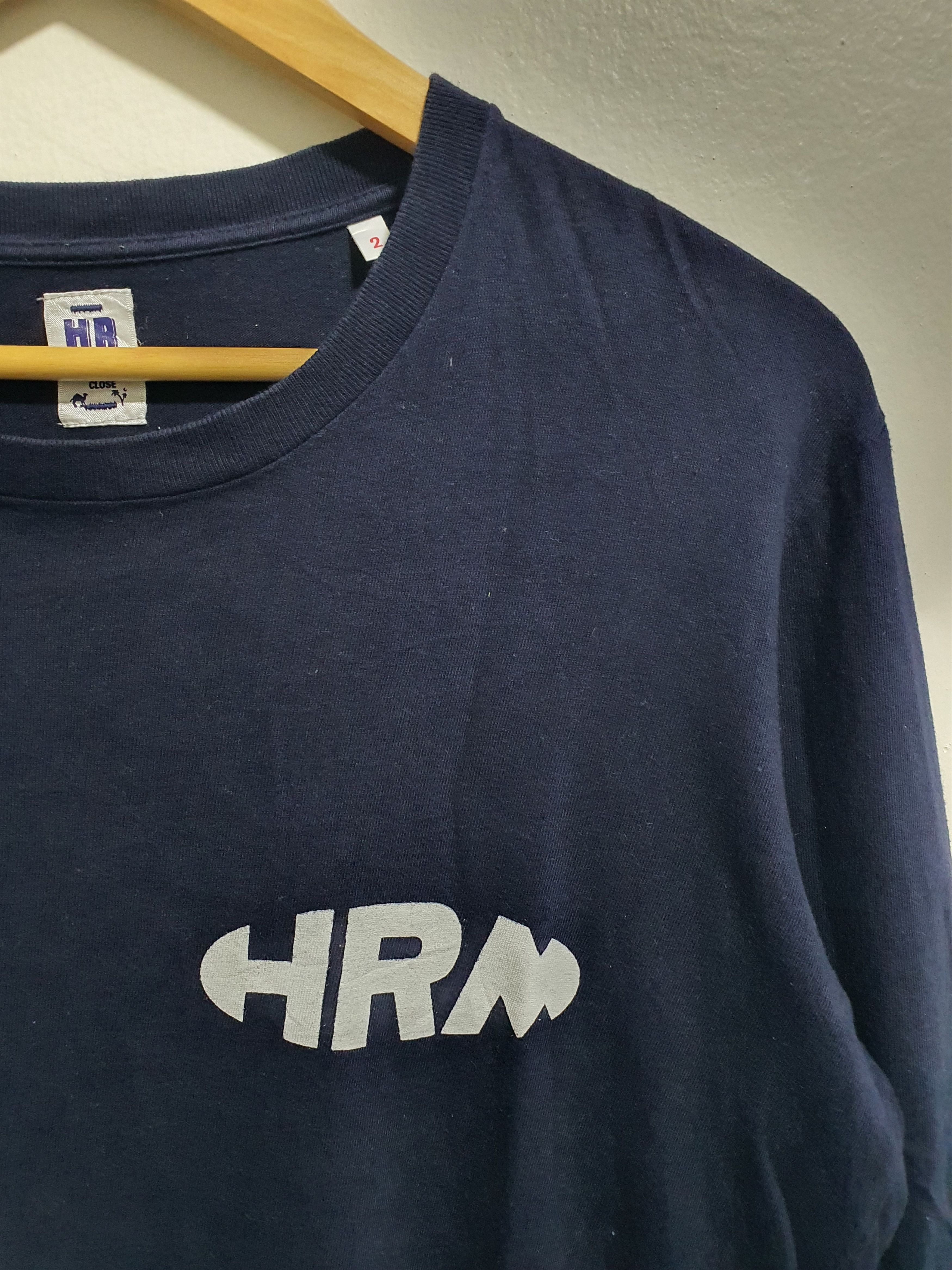 HRMTG × Japanese Brand HRM HR MARKET 20.5”/27.5” NAVY BLUE LONGSLEEVE T-SHIRT Size US M / EU 48-50 / 2 - 4 Thumbnail