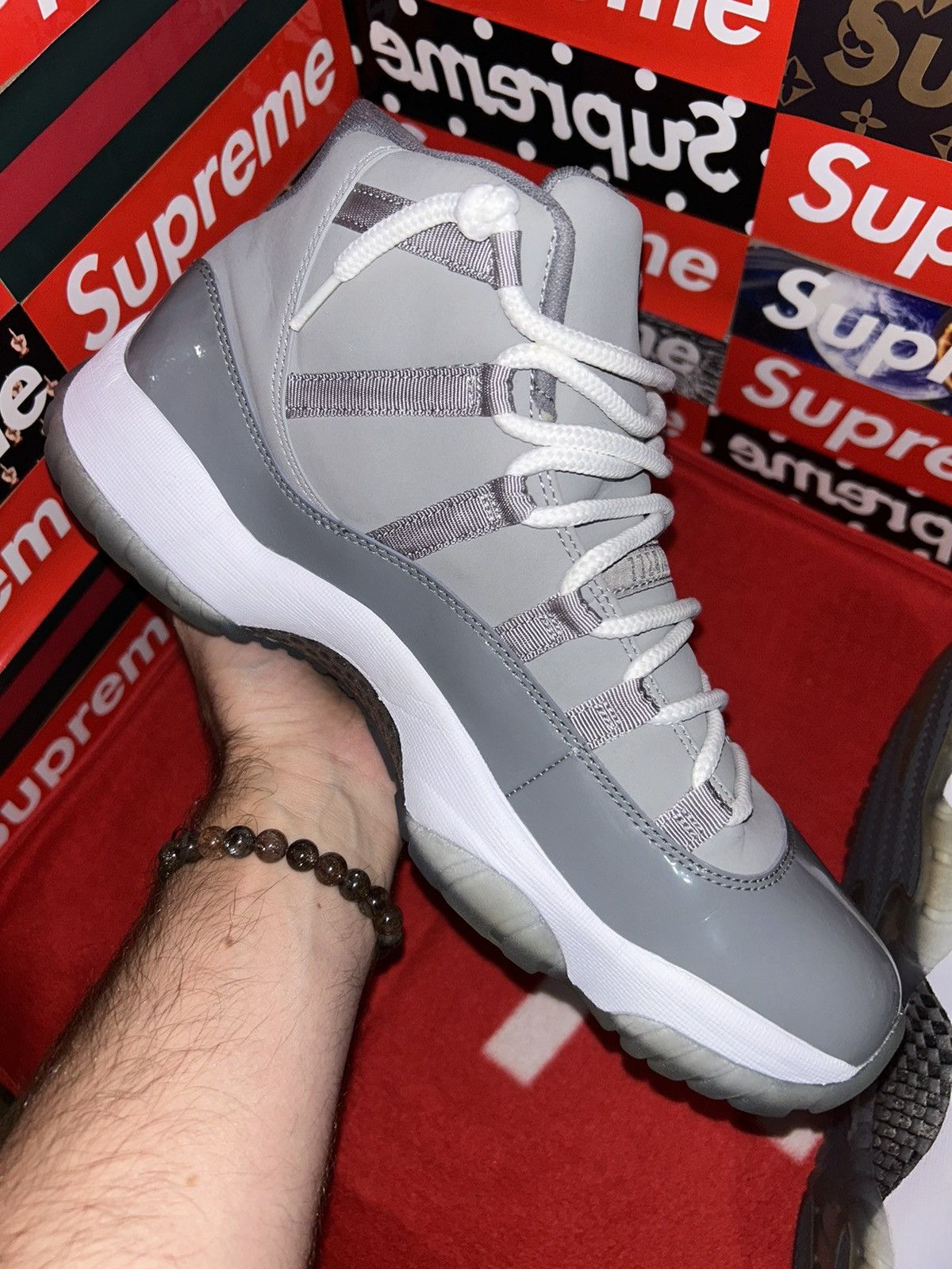 Jordan Brand Jordan 11 Retro Cool Grey (2010) size 12 RARE SHOE Size US 12 / EU 45 - 12 Thumbnail