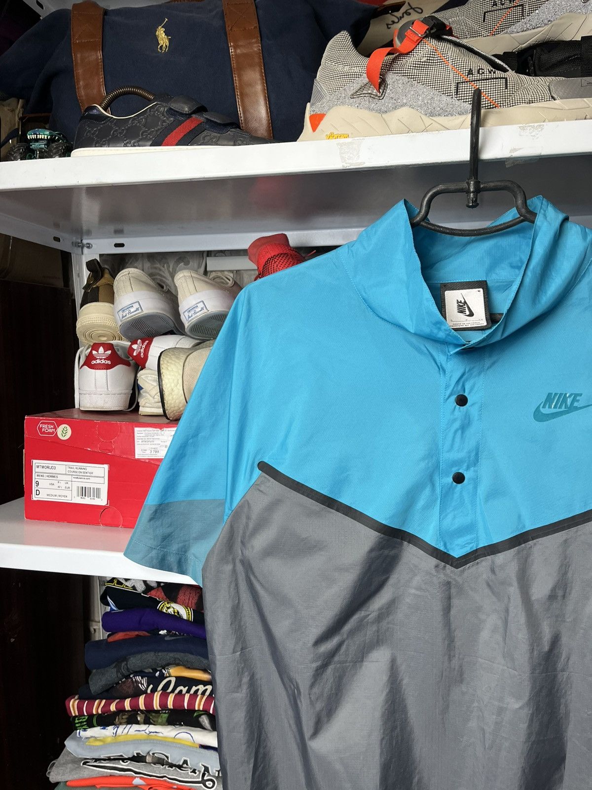 Nike Vintage Nike Tech Fleece Polo Tee Y2K Old money Size US S / EU 44-46 / 1 - 6 Thumbnail