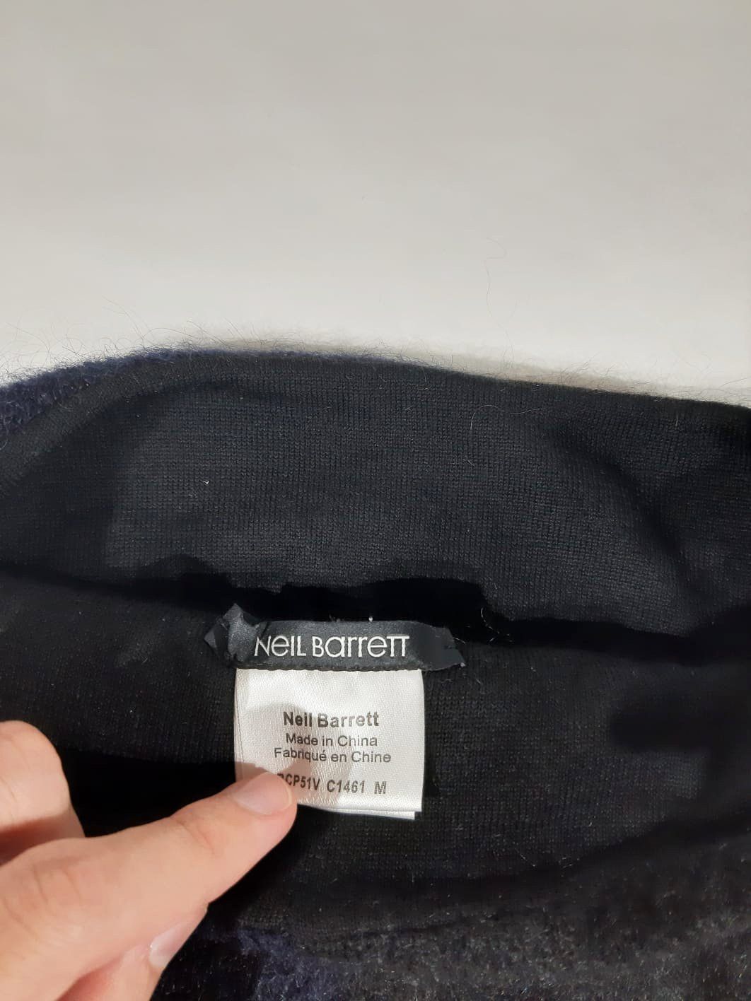 Neil Barrett Mohair Bolt Mohawk Beanie Size ONE SIZE - 4 Thumbnail