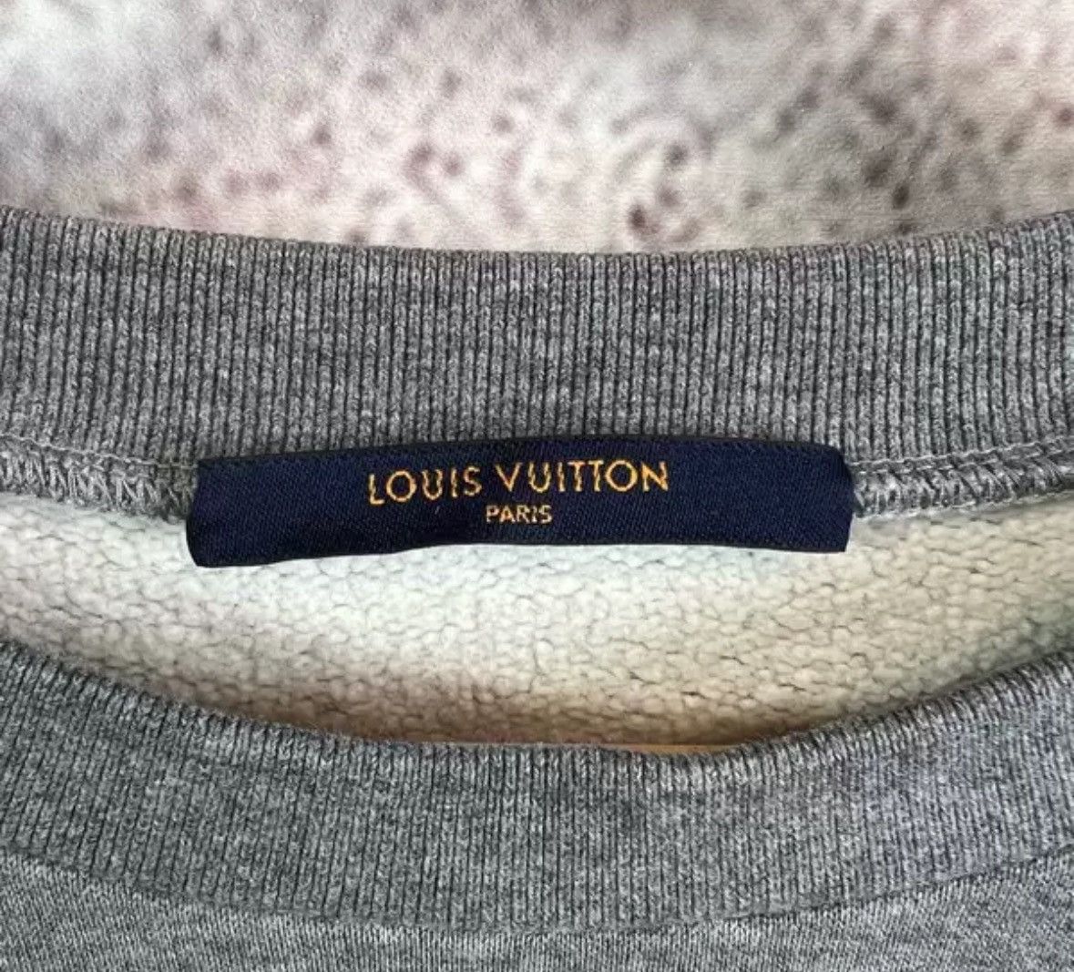 Louis Vuitton Louis Vuitton x Nigo collaboration 20fw grey hoodie Size US L / EU 52-54 / 3 - 3 Thumbnail