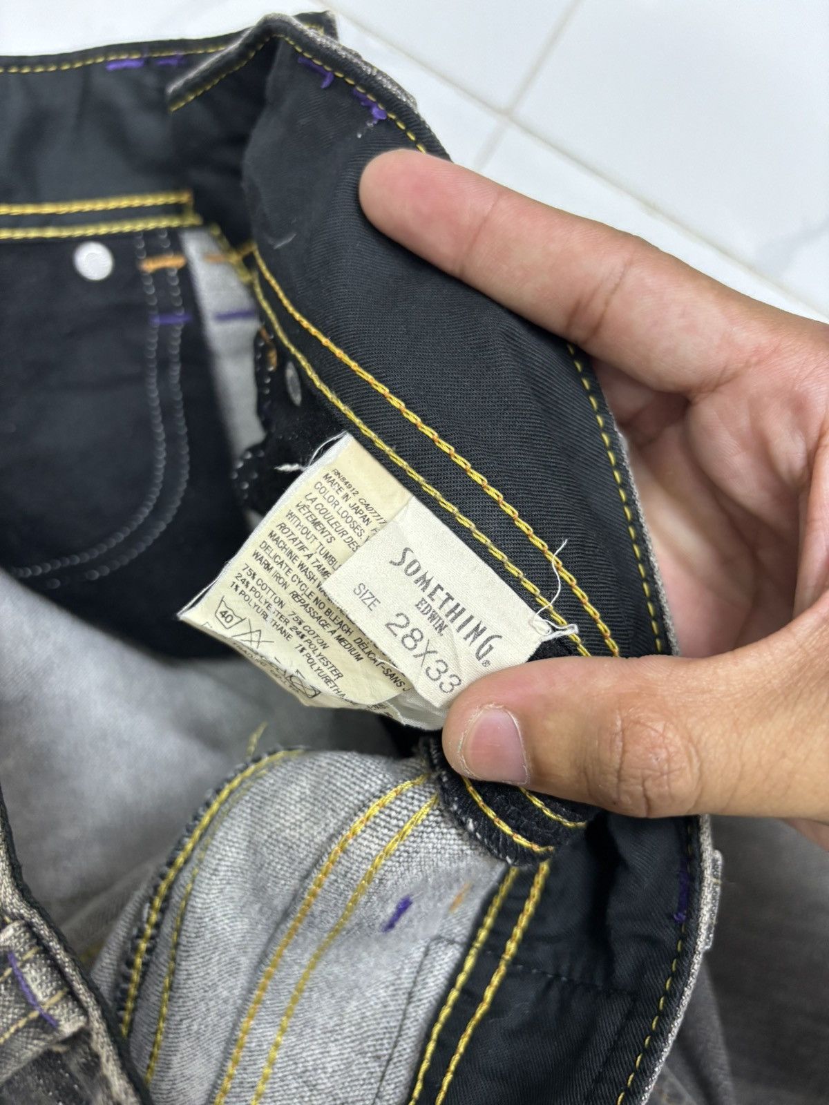 If Six Was Nine Flare Jeans Vienus Jeans By Edwin Something Denim jeans Size 28" / US 6 / IT 42 - 11 Thumbnail