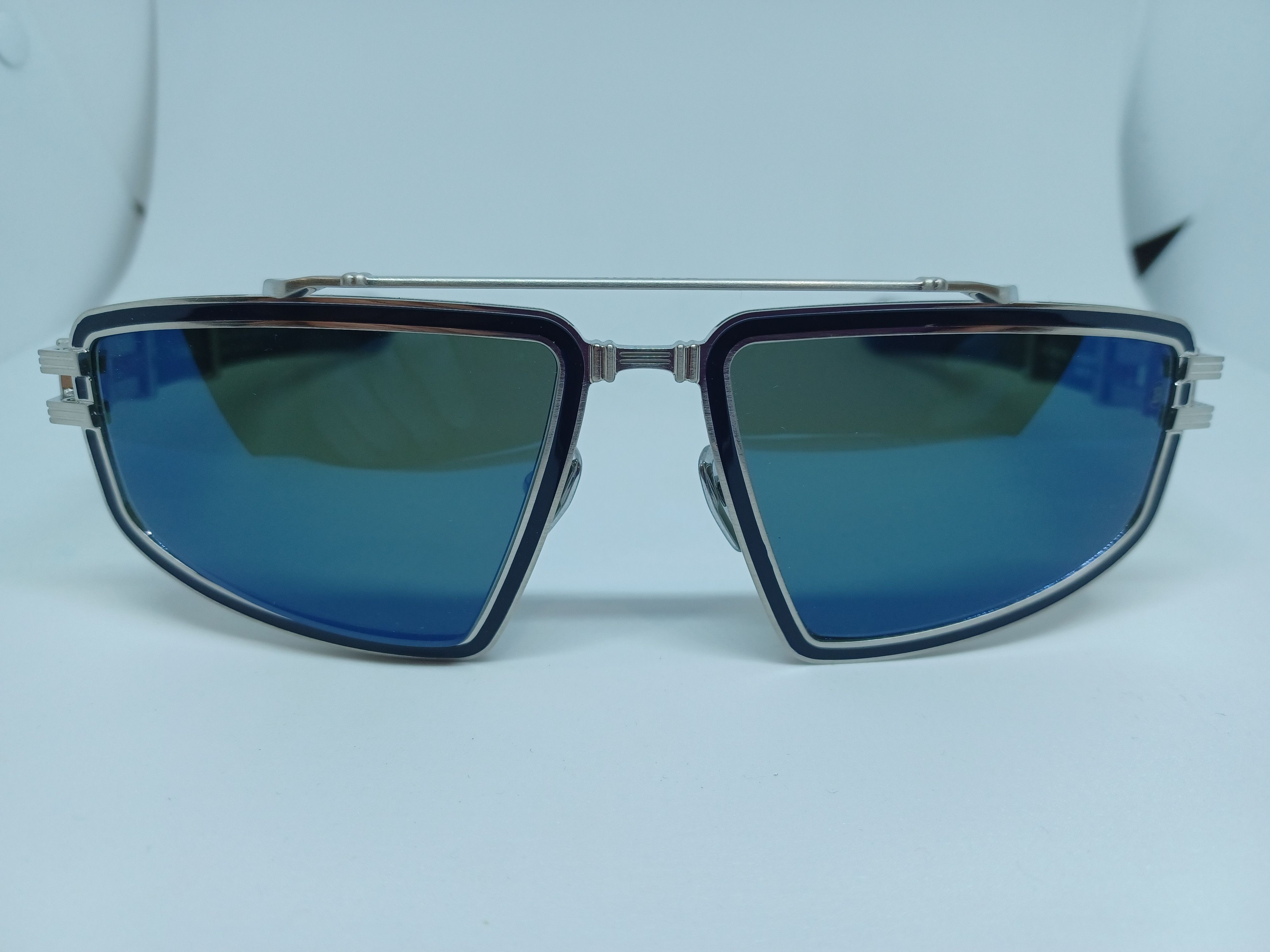 Balmain Balmain Sunglasses Silver / Blue Brand New Size ONE SIZE - 1 Thumbnail