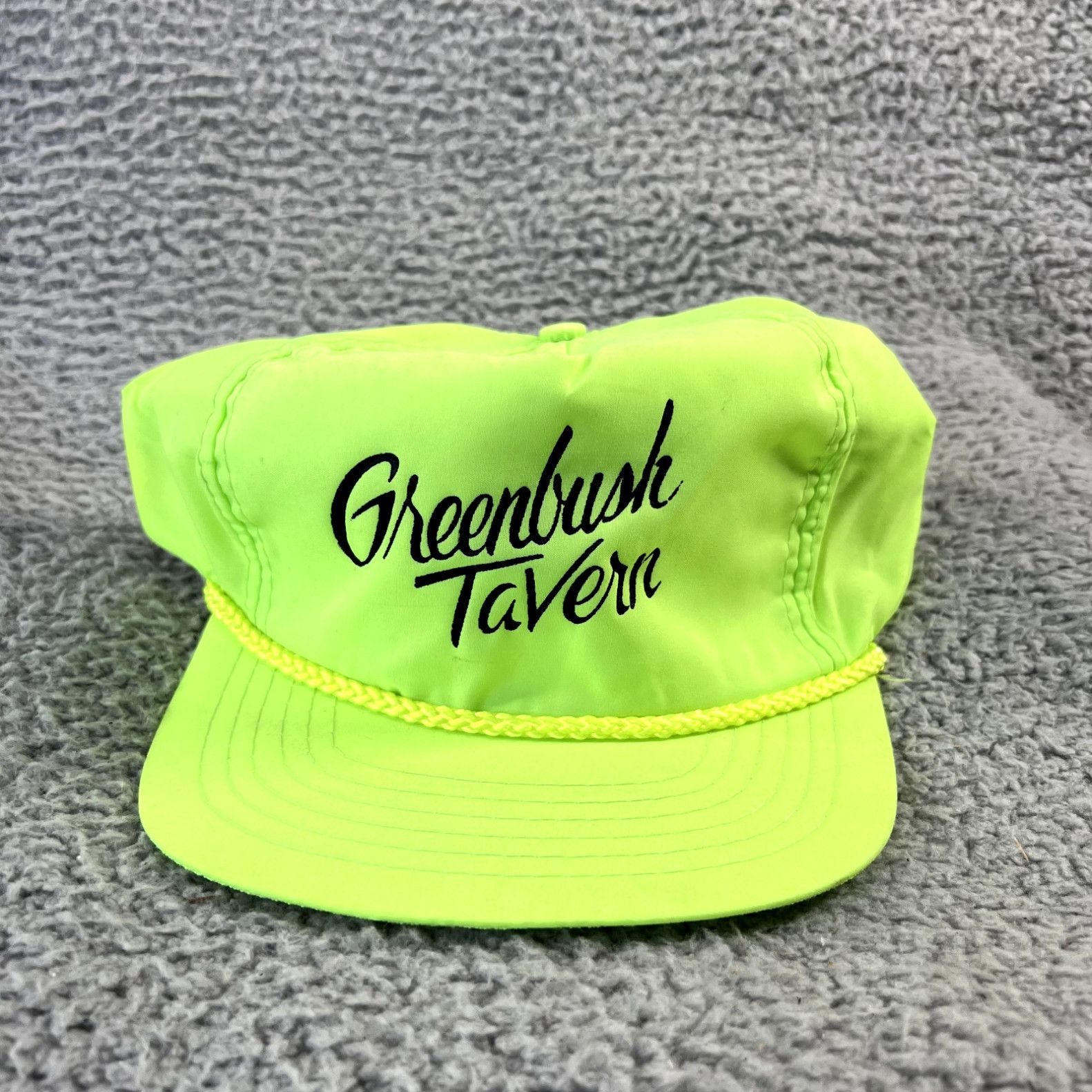 Roper Vintage Greenbush Tavern Snapback Hat Rope Trucker Neon ...