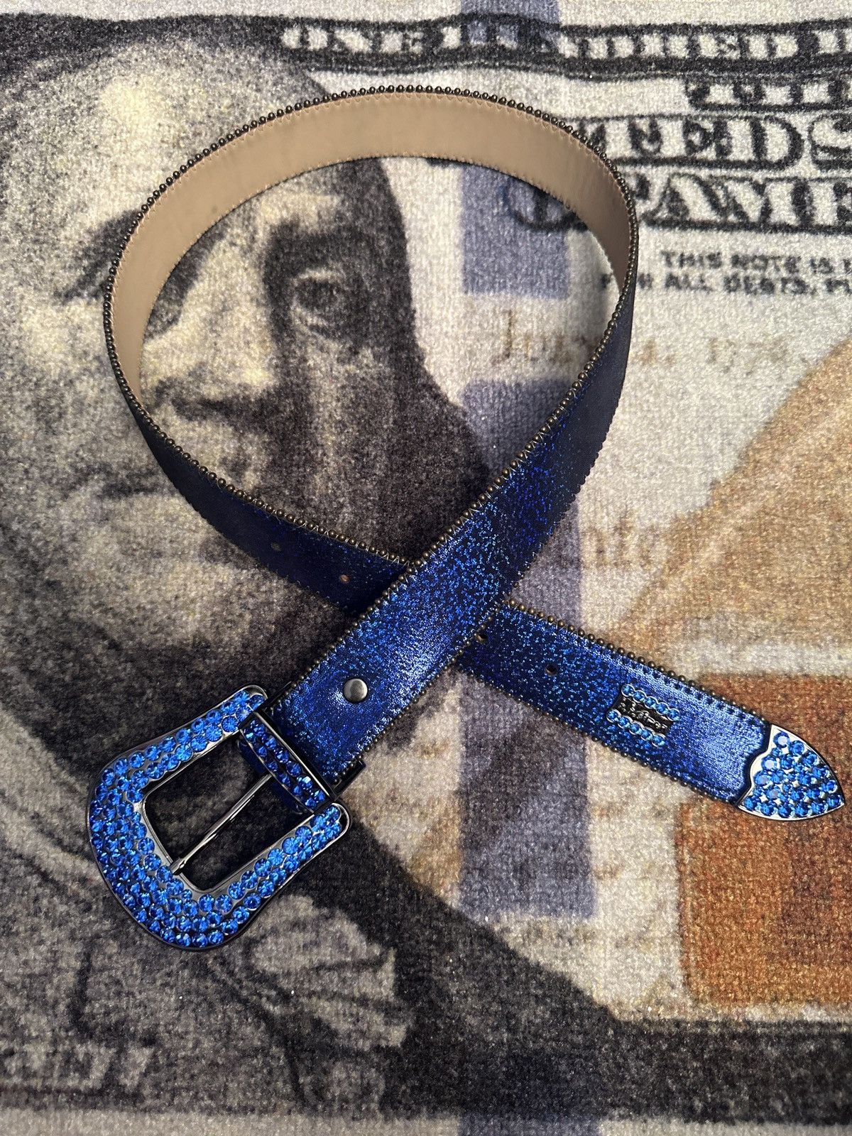 image of B B Simon B.b Simon Blue Belt, Men's (Size 28)