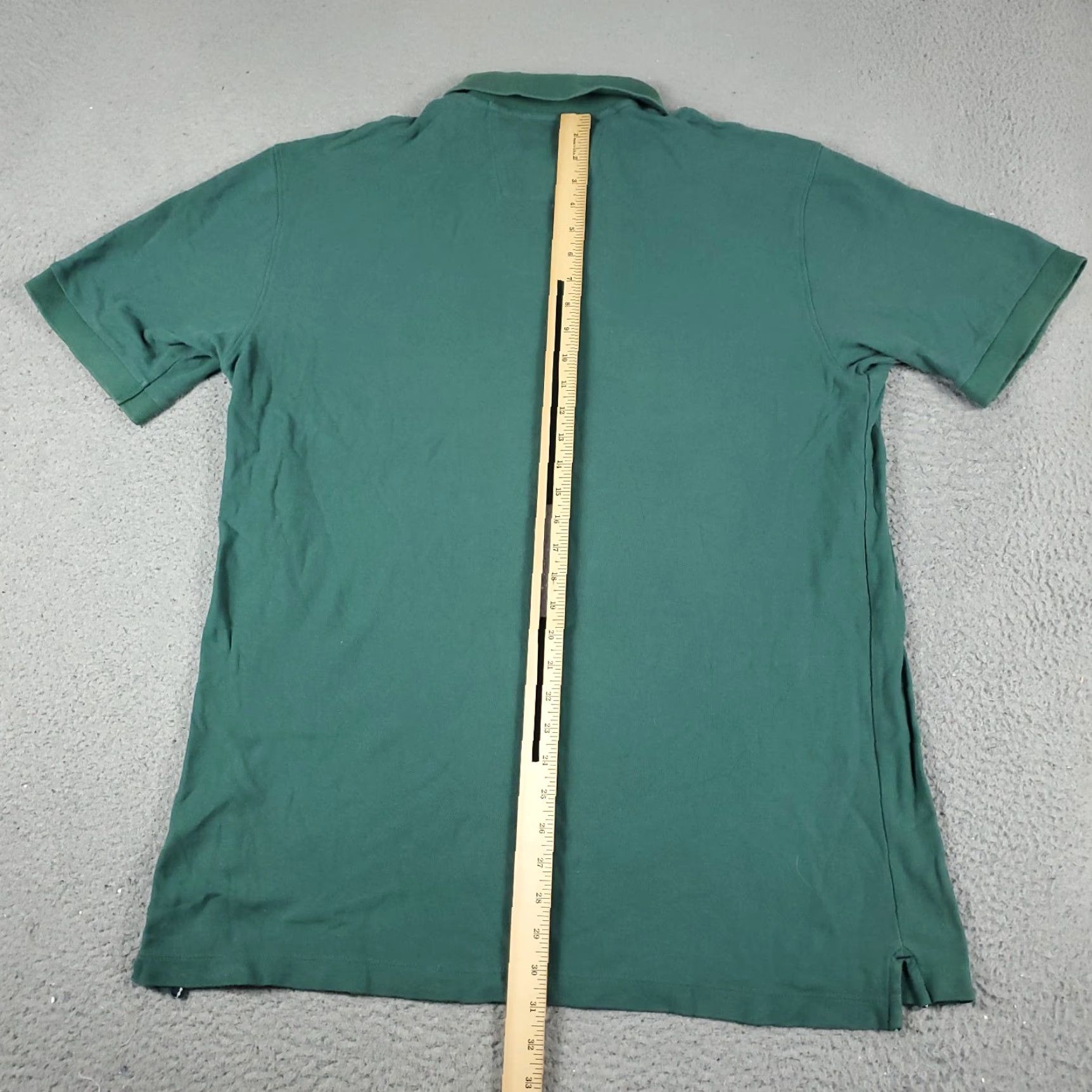 Nautica Nautica Polo Shirt Adult Large Green Solid Short Sleeve Casual Mens Size US L / EU 52-54 / 3 - 5 Thumbnail