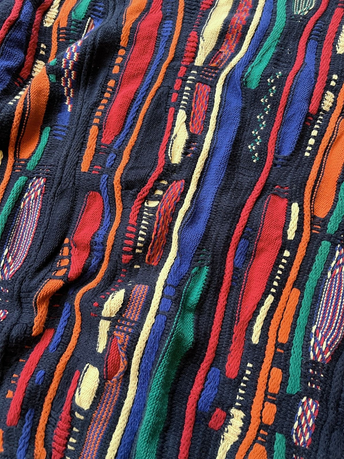 Coogi Rare Coogi 3D Knit / Sweater (Red/Blue/Green/Orange) Size US L / EU 52-54 / 3 - 10 Thumbnail