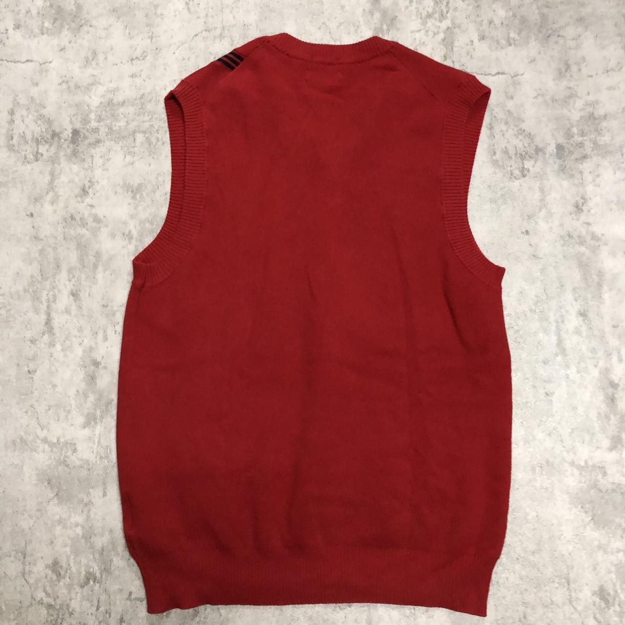 Adidas Adidas red sweater vest Size US M / EU 48-50 / 2 - 5 Thumbnail
