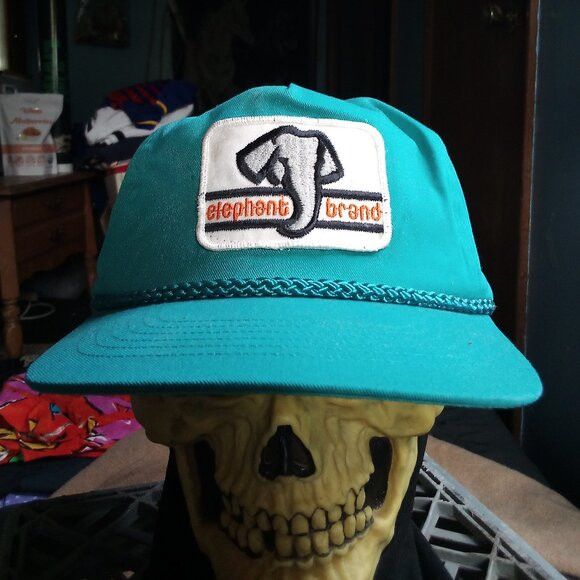 Other Deadstock Vintage Elephant Brand Patch Rope Snap Trucker Hat Size ONE SIZE - 1 Thumbnail
