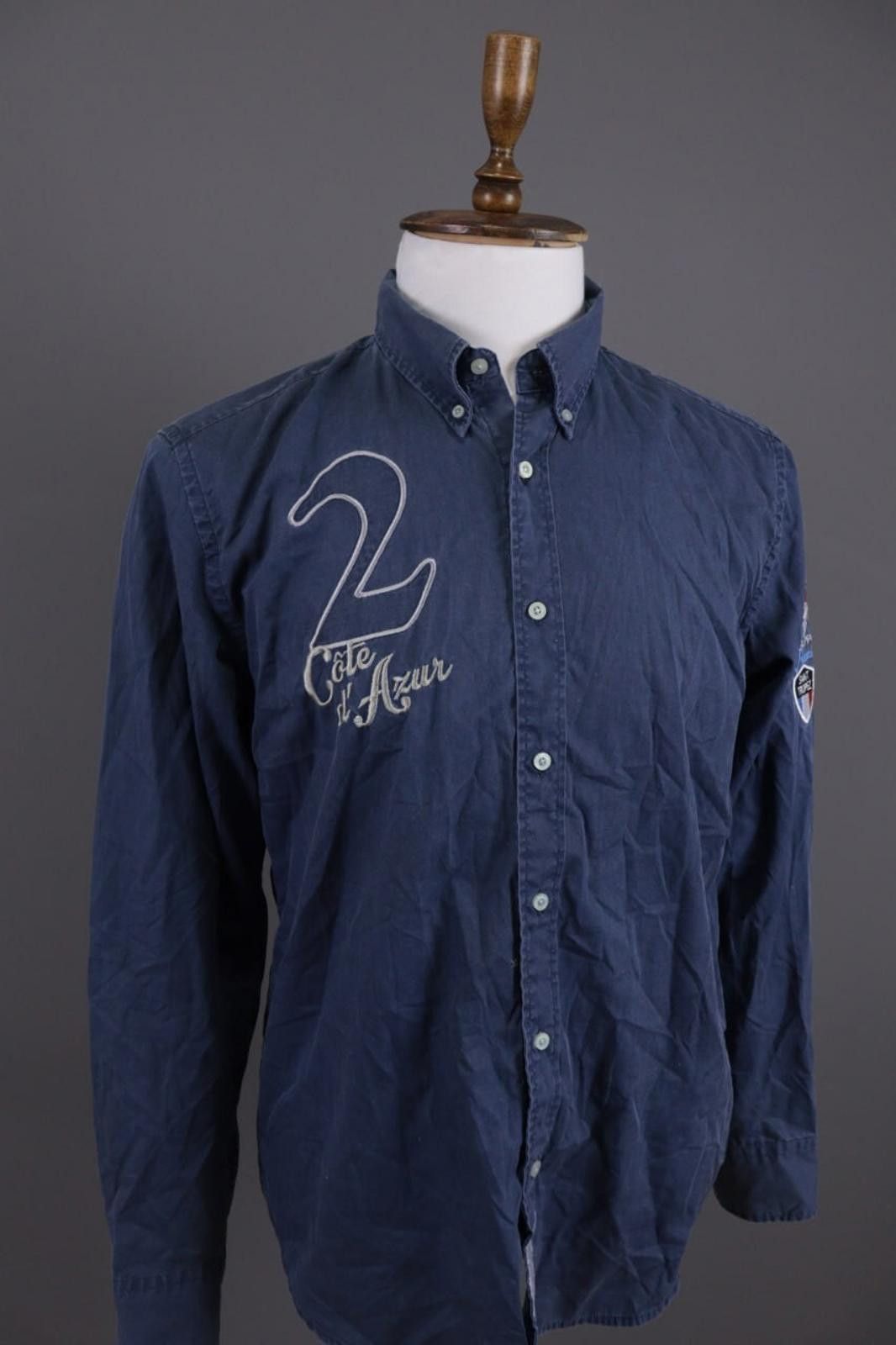La Martina LA MARTINA Buenos Aires Blue Long Sleeve Button Shirt Size L Size US L / EU 52-54 / 3 - 8 Thumbnail