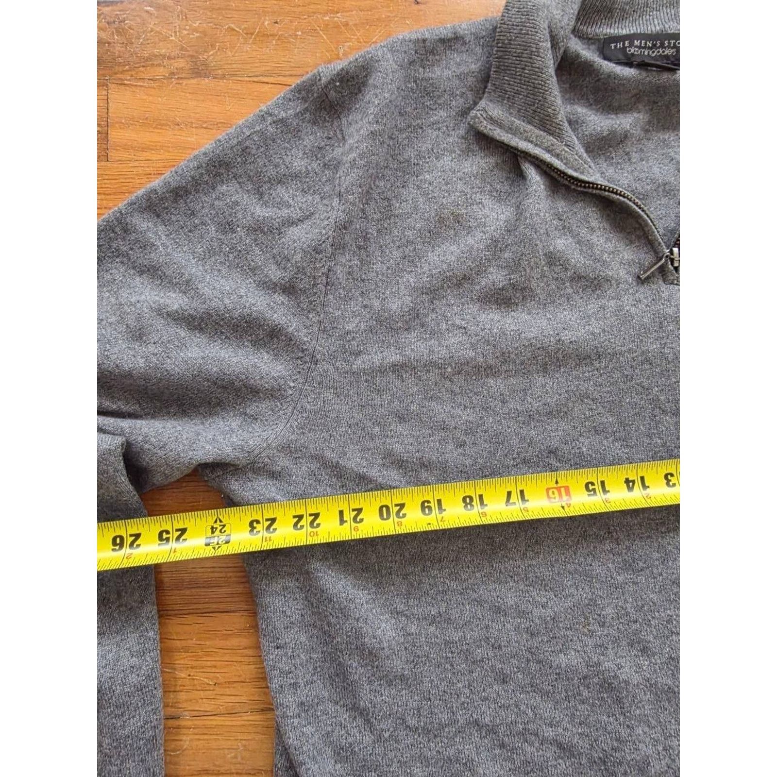 & Other Stories BLOOMINDALES Sweater Mens Cashmere 1/4 Zip Pullover A001656 Size US XL / EU 56 / 4 - 4 Thumbnail