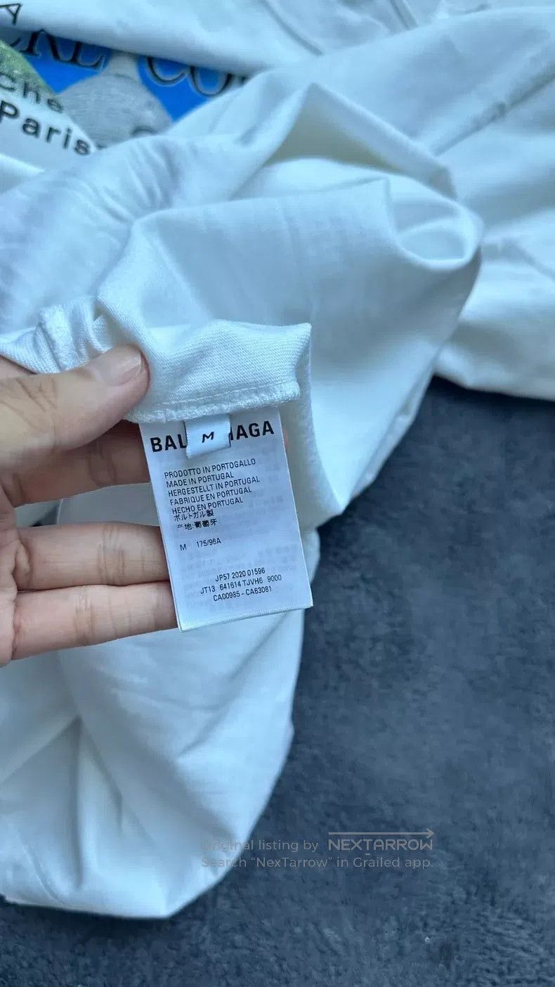 Balenciaga Balenciaga White Cathedral Castle Short Sleeve, Size M Size US M / EU 48-50 / 2 - 6 Thumbnail