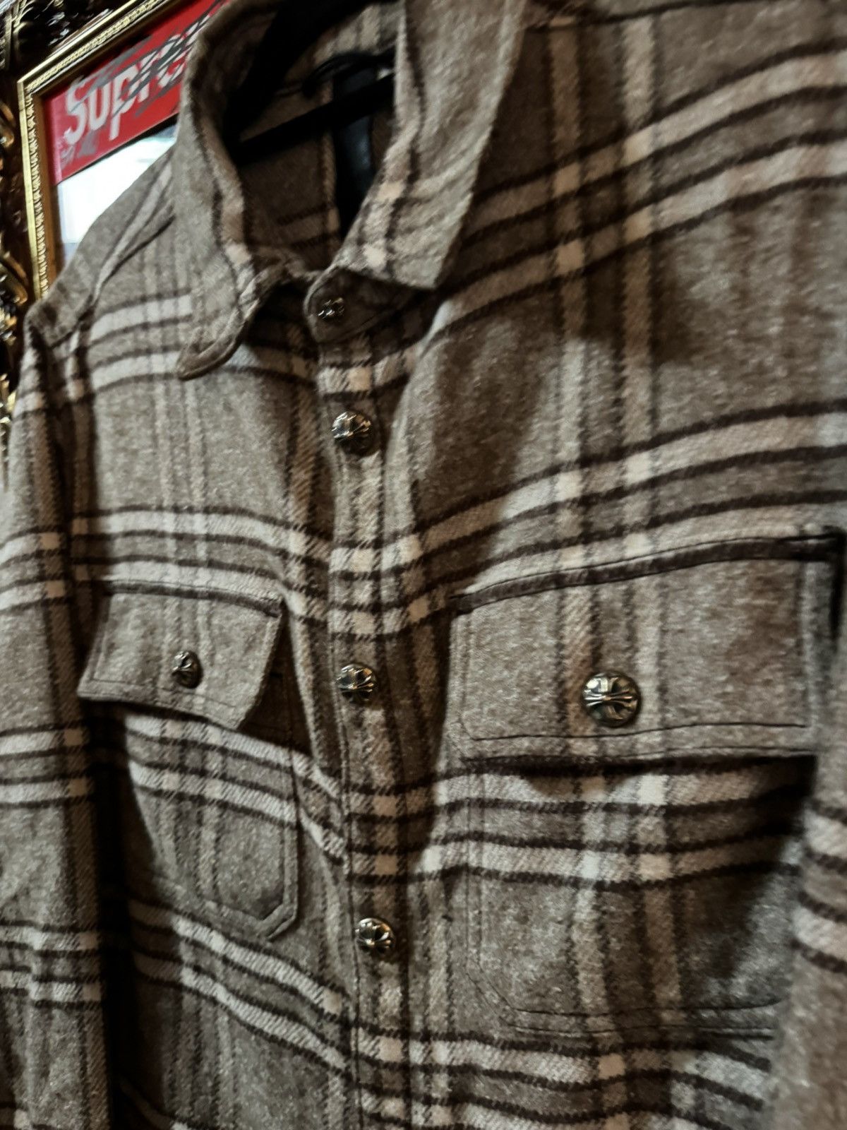 Chrome Hearts Chrome Hearts Workdog Button Up Flannel Size US M / EU 48-50 / 2 - 5 Thumbnail