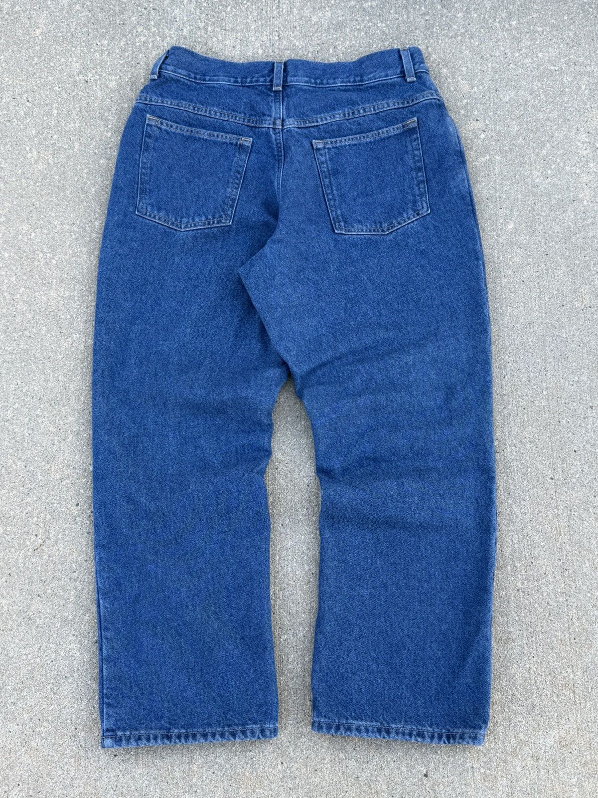 L.L. Bean × Vintage Vintage L.L. Bean Original Fit Flannel Lined Jeans 14 PET Size 32" / US 10 / IT 46 - 8 Thumbnail