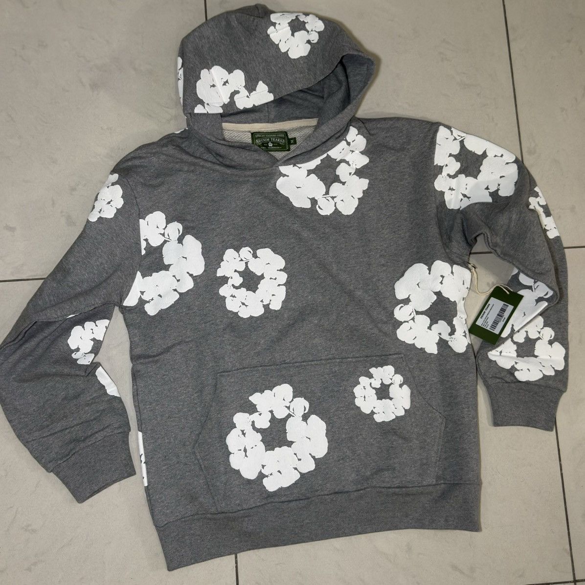 DENIM TEARS Denim Tears The Cotton Wreath Sweatshirt Grey Size US M / EU 48-50 / 2 - 3 Thumbnail