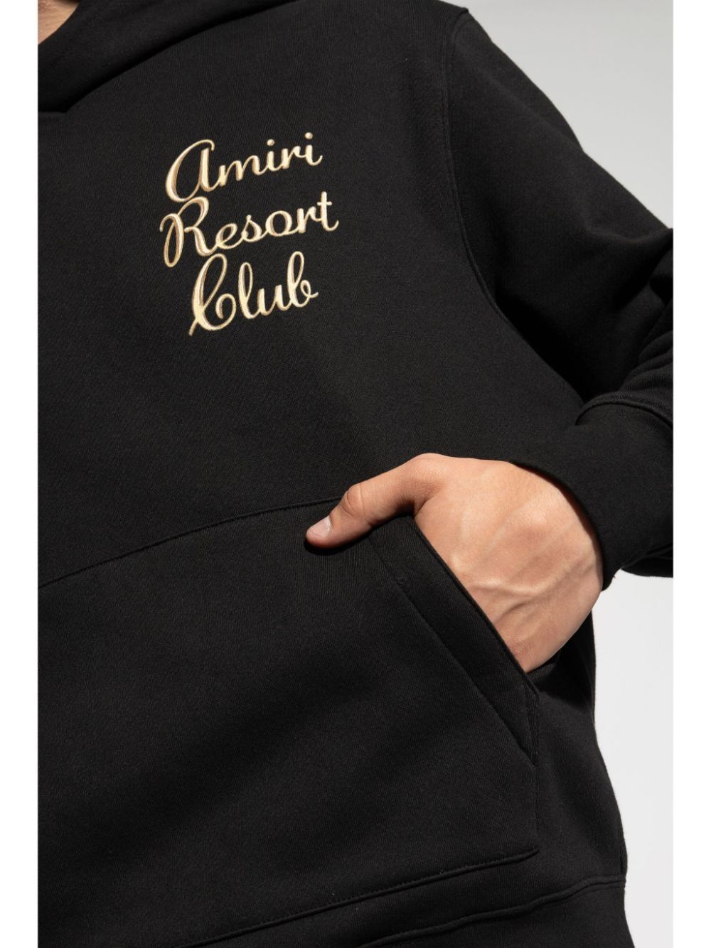 Amiri o1s1wg110625 Resort Club Logo Hoodie in Black Size US M / EU 48-50 / 2 - 5 Thumbnail