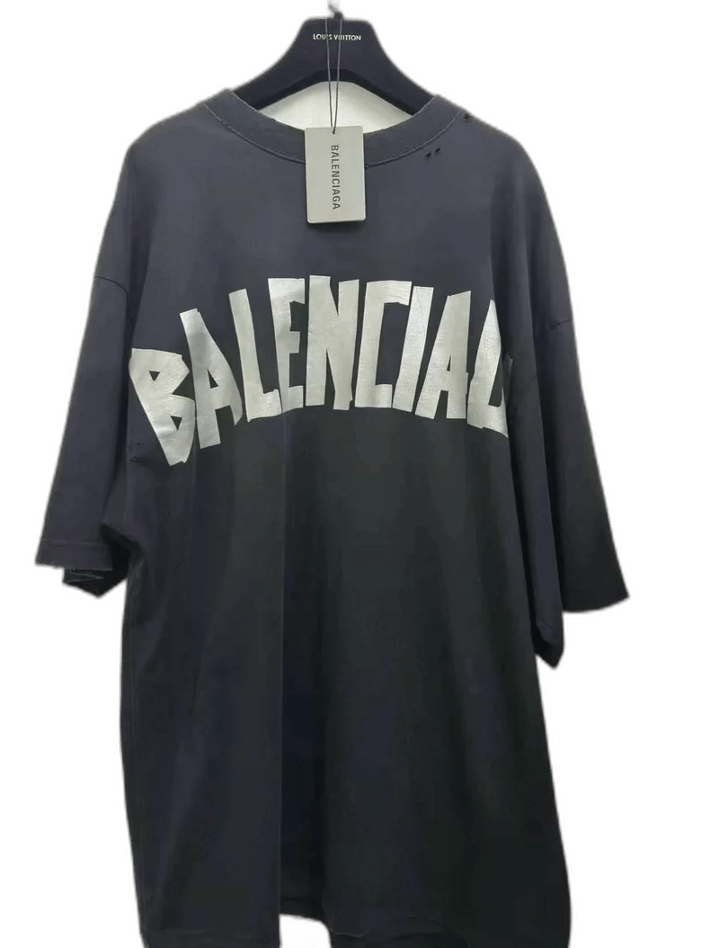 Balenciaga Balenciaga Black Short Sleeve TShirt-2506 Size US XL / EU 56 / 4 - 1 Thumbnail