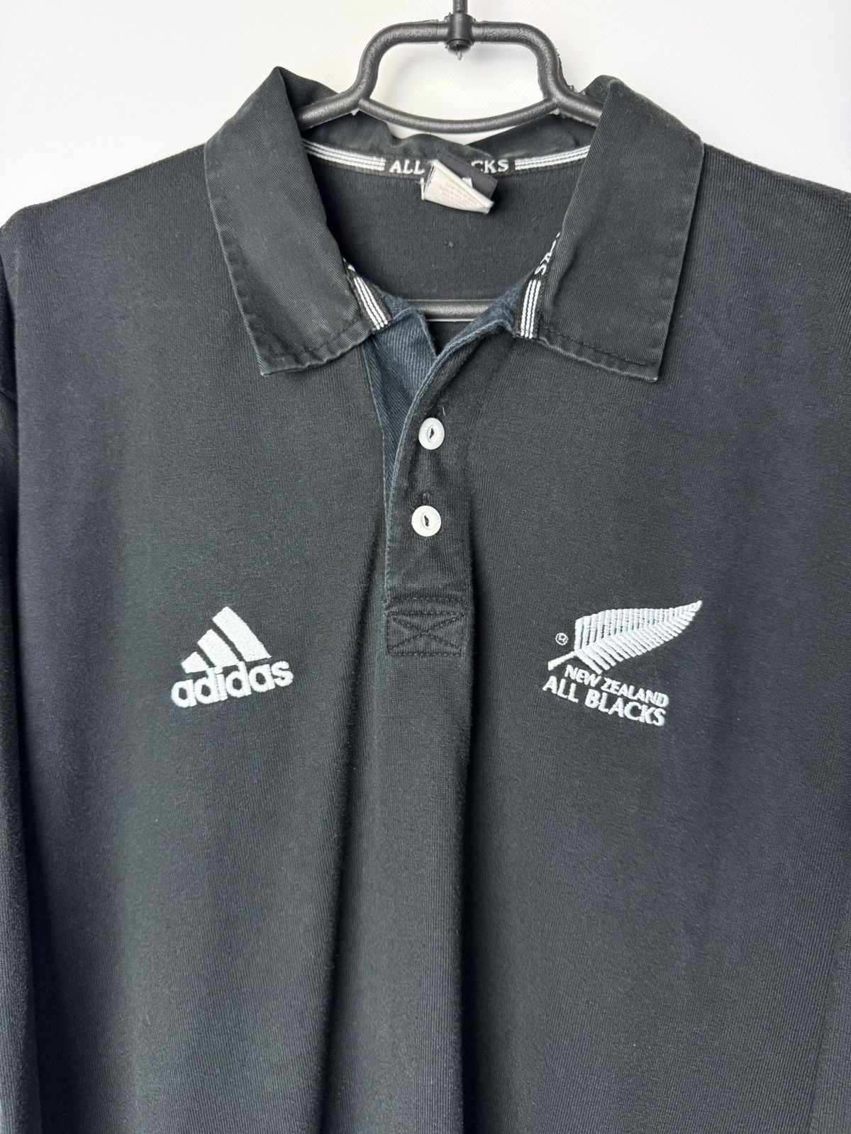 Canterbury of New Zealand New Zealand All Blacks Home Rugby Shirt Jersey Adidas Size US XL / EU 56 / 4 - 3 Thumbnail