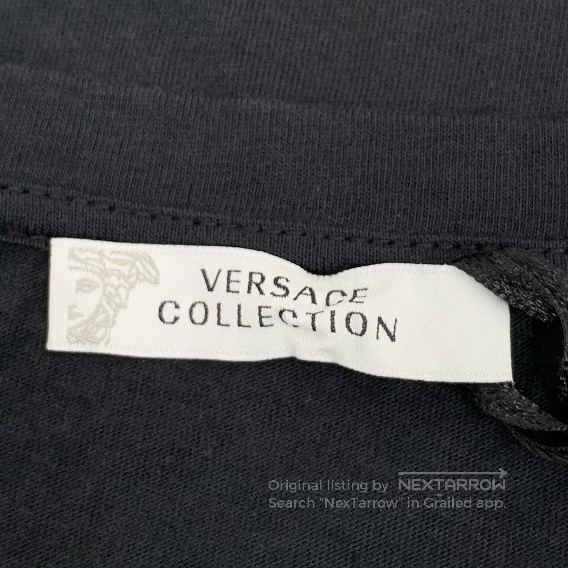 Versace Versace Black pattern stud design cotton crew neck short s Size US S / EU 44-46 / 1 - 5 Thumbnail