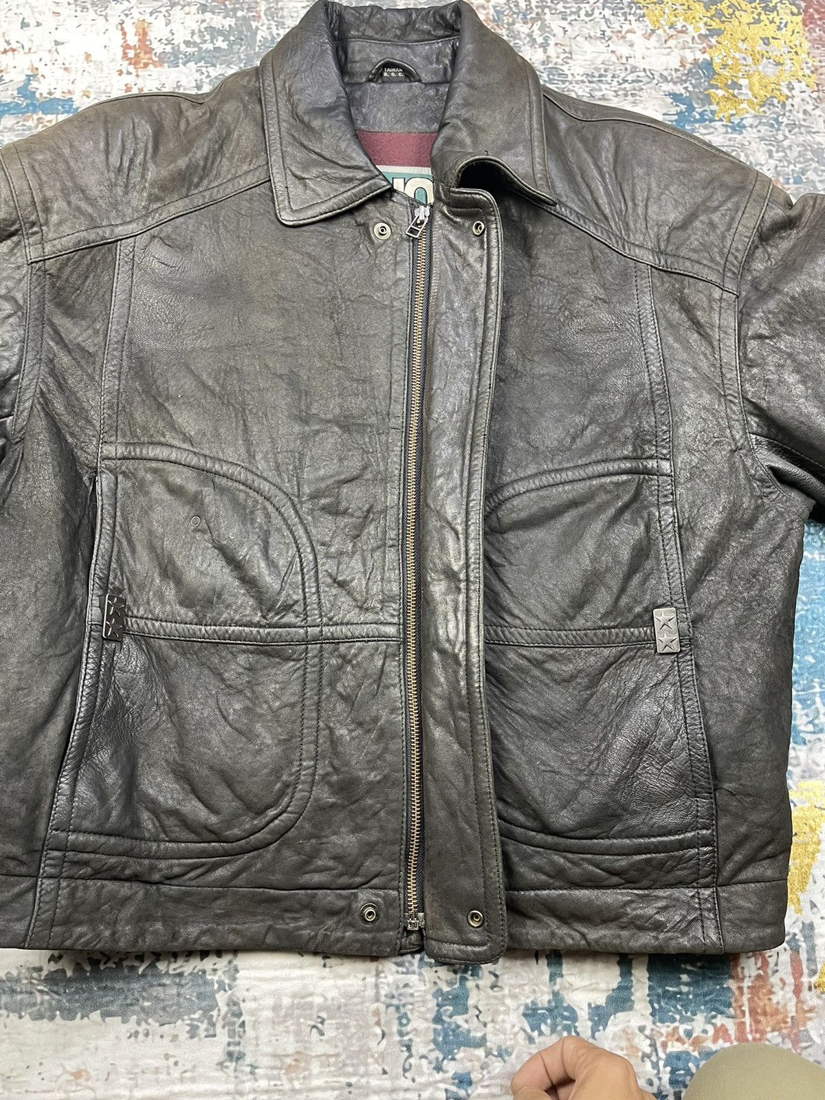 Genuine Leather Vtg Genuine Leather Jacket With Thermolite Thinsulate Size US L / EU 52-54 / 3 - 9 Thumbnail