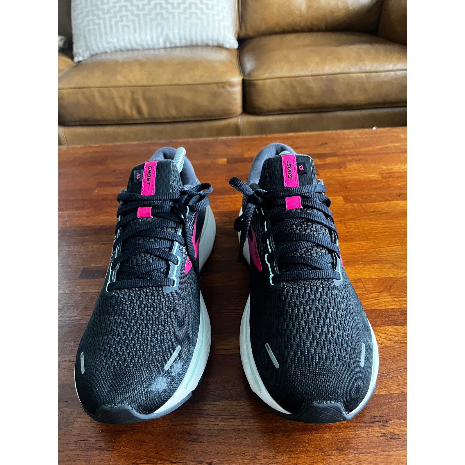 Brooks Brooks 7 Ghost 14 Running Sneakers Black/Pink/Yucca 11.5 Size US 11.5 / IT 41.5 - 4 Thumbnail