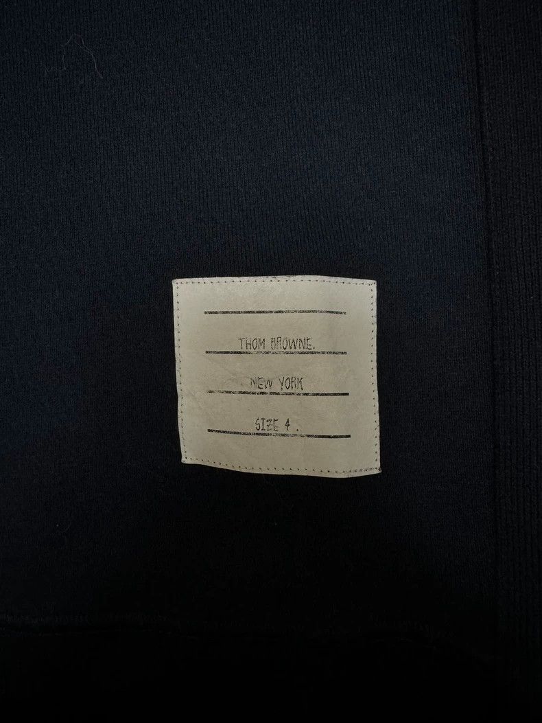 Thom Browne Thom Browne Dark blue hoodie Size US L / EU 52-54 / 3 - 3 Thumbnail