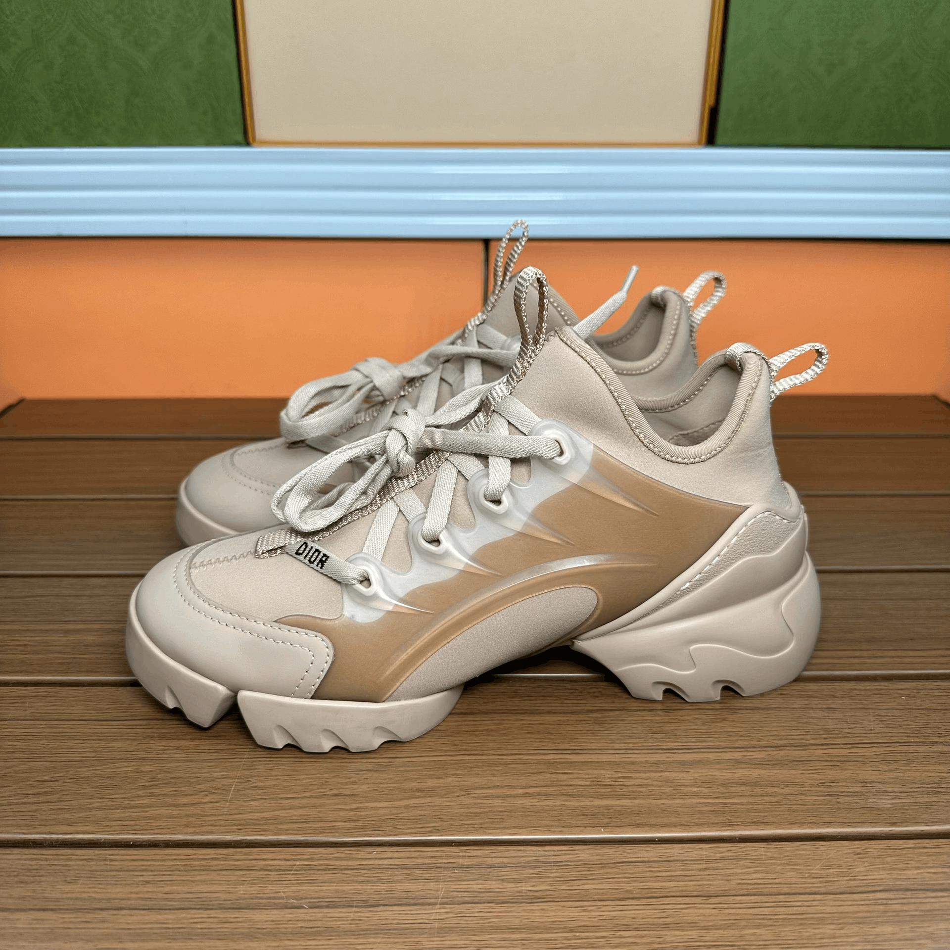 Dior Dior Leather Lowtop Sneakers it_35 Women Size US 5 / IT 35 - 1 Thumbnail