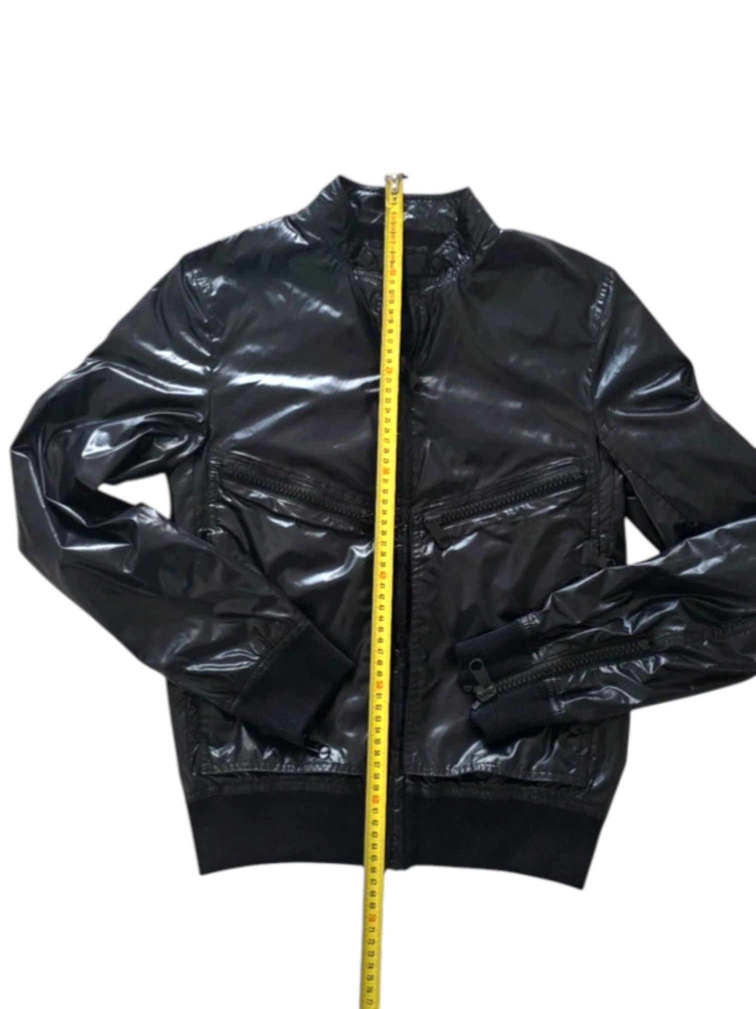 Dior Dior Homme Black Gloss Polyamide Zip Jacket Size US S / EU 44-46 / 1 - 8 Thumbnail