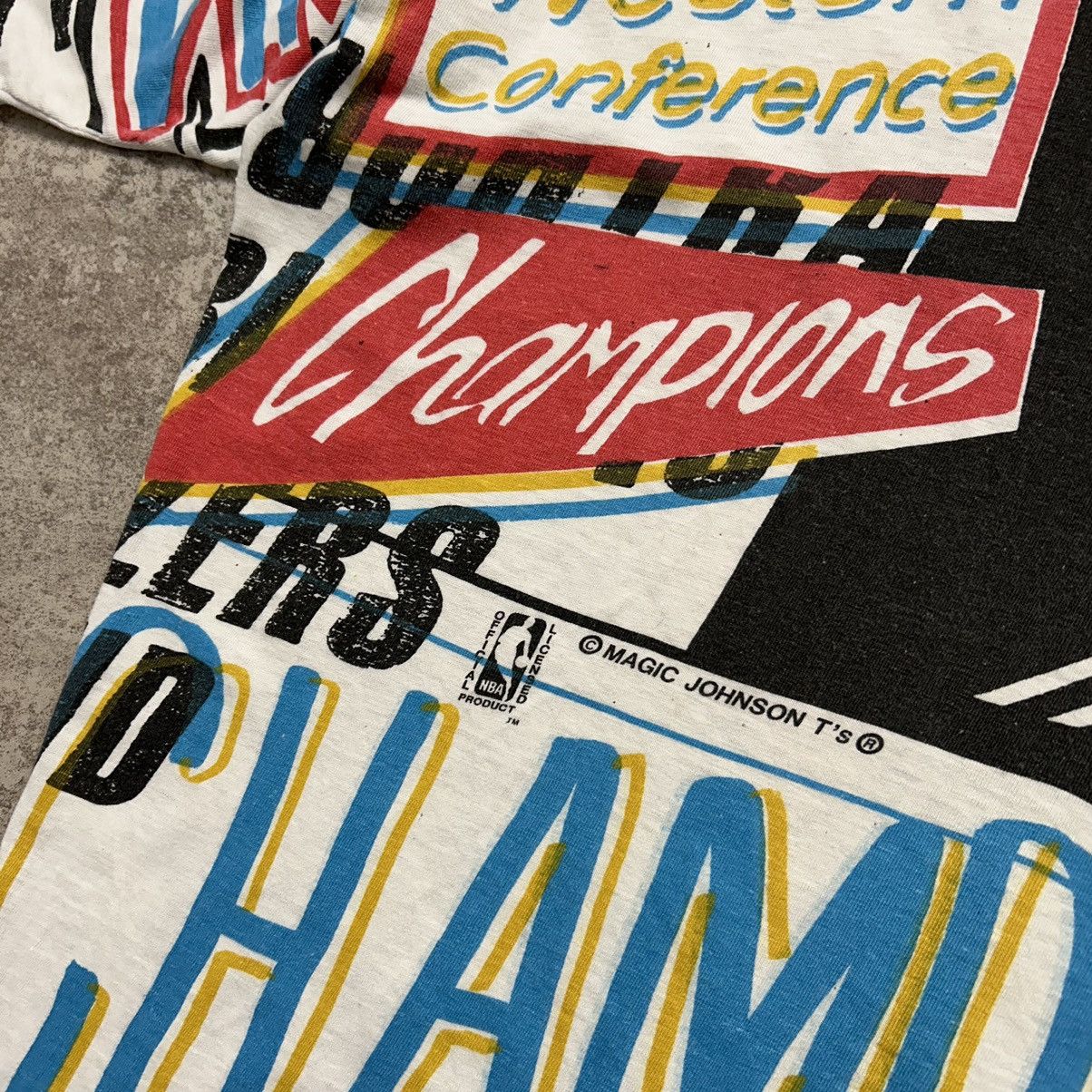 NBA × Vintage VTG PORTLAND TRAIL BLAZERS 1992 NBA FINALS T's AOP T-SHIRT Size US XL / EU 56 / 4 - 6 Thumbnail