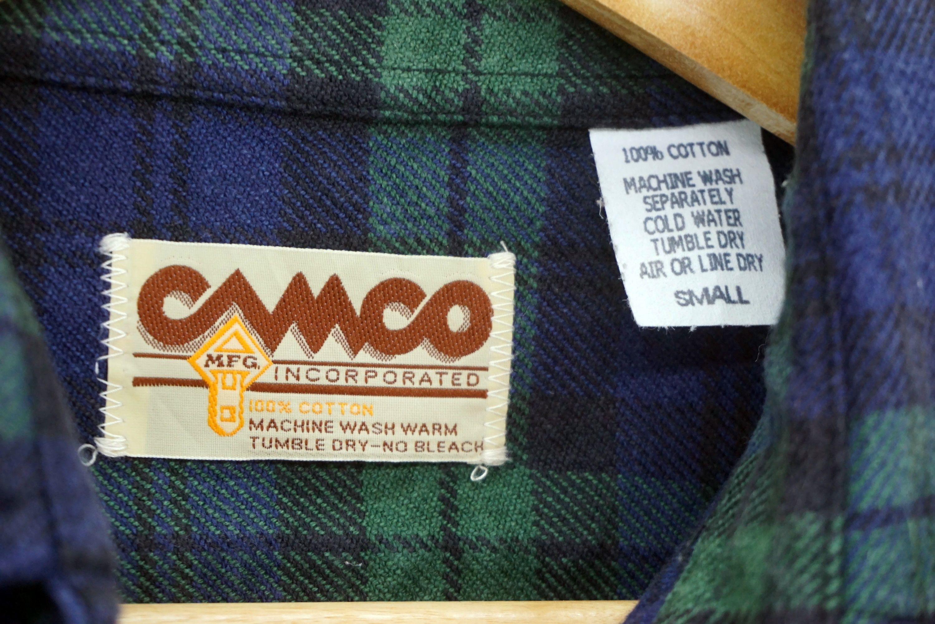 Flannel Vintage Camco Mfg Plaid Flannel Button Down Shirt Size S Size US S / EU 44-46 / 1 - 7 Thumbnail