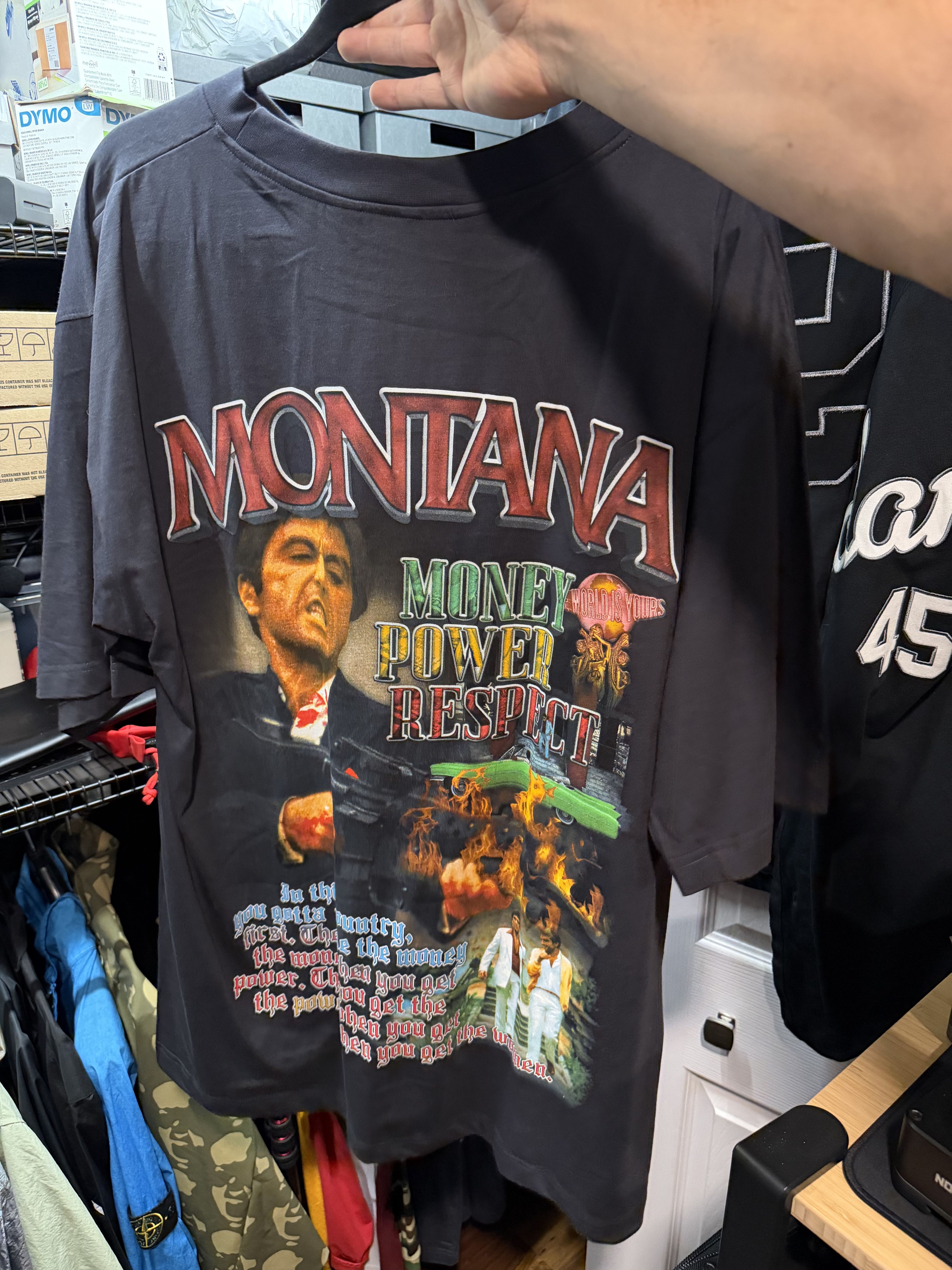 Marino Morwood Moreno Moorwood Tony Montana Scarface Graphic T-Shirt 2XL Size US XXL / EU 58 / 5 - 3 Thumbnail