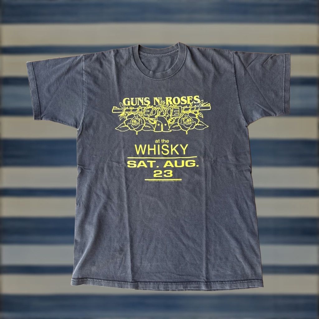 Hanes VINTAGE Guns N' Roses At the Whisky Tour Band T-Shirt Large Hanes Heavyweight Graphic Tee Mens Black 100% Cotton Short Sleeve Crew Neck Size US M / EU 48-50 / 2 - 1 Thumbnail