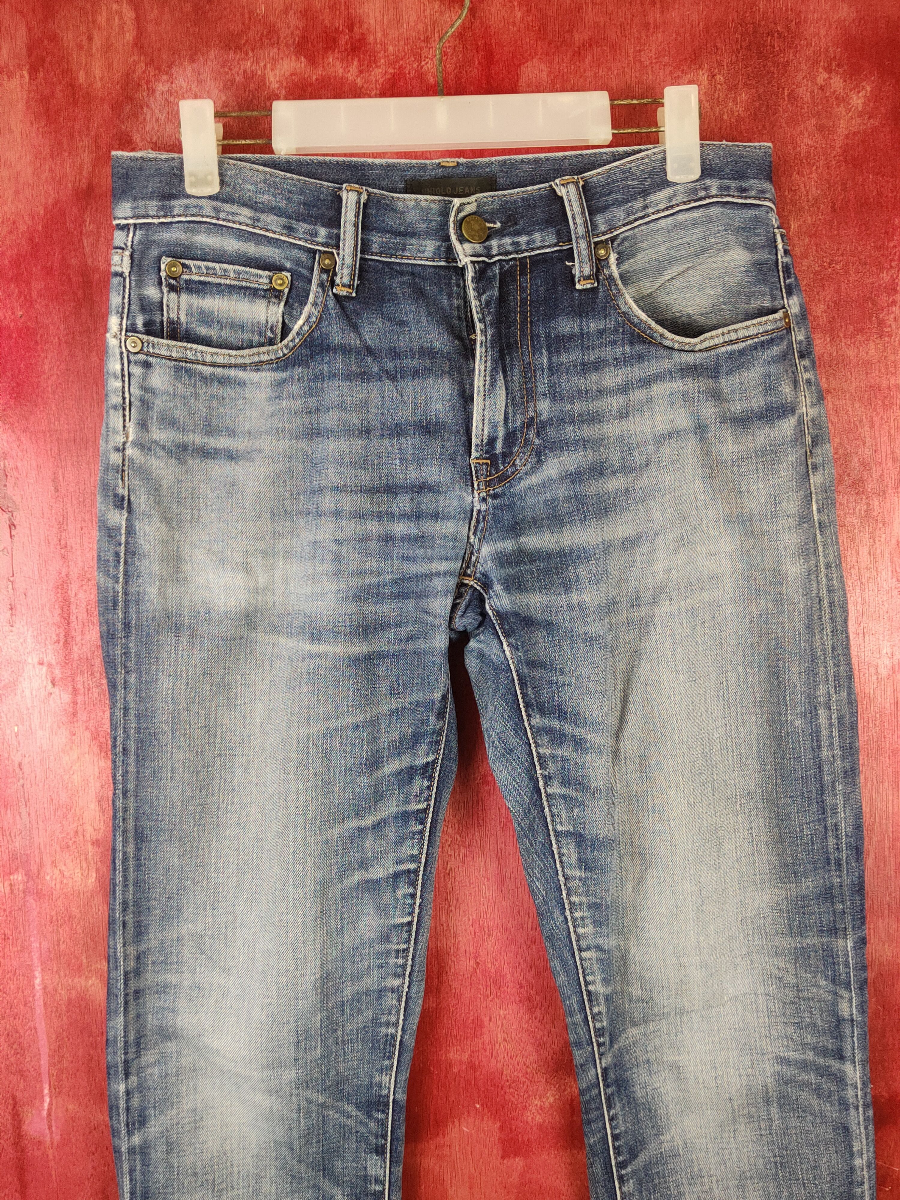 Japanese Brand Uniqlo japan vintage Blue jeans Denim Pants #S1369 Size US 32 / EU 48 - 2 Thumbnail