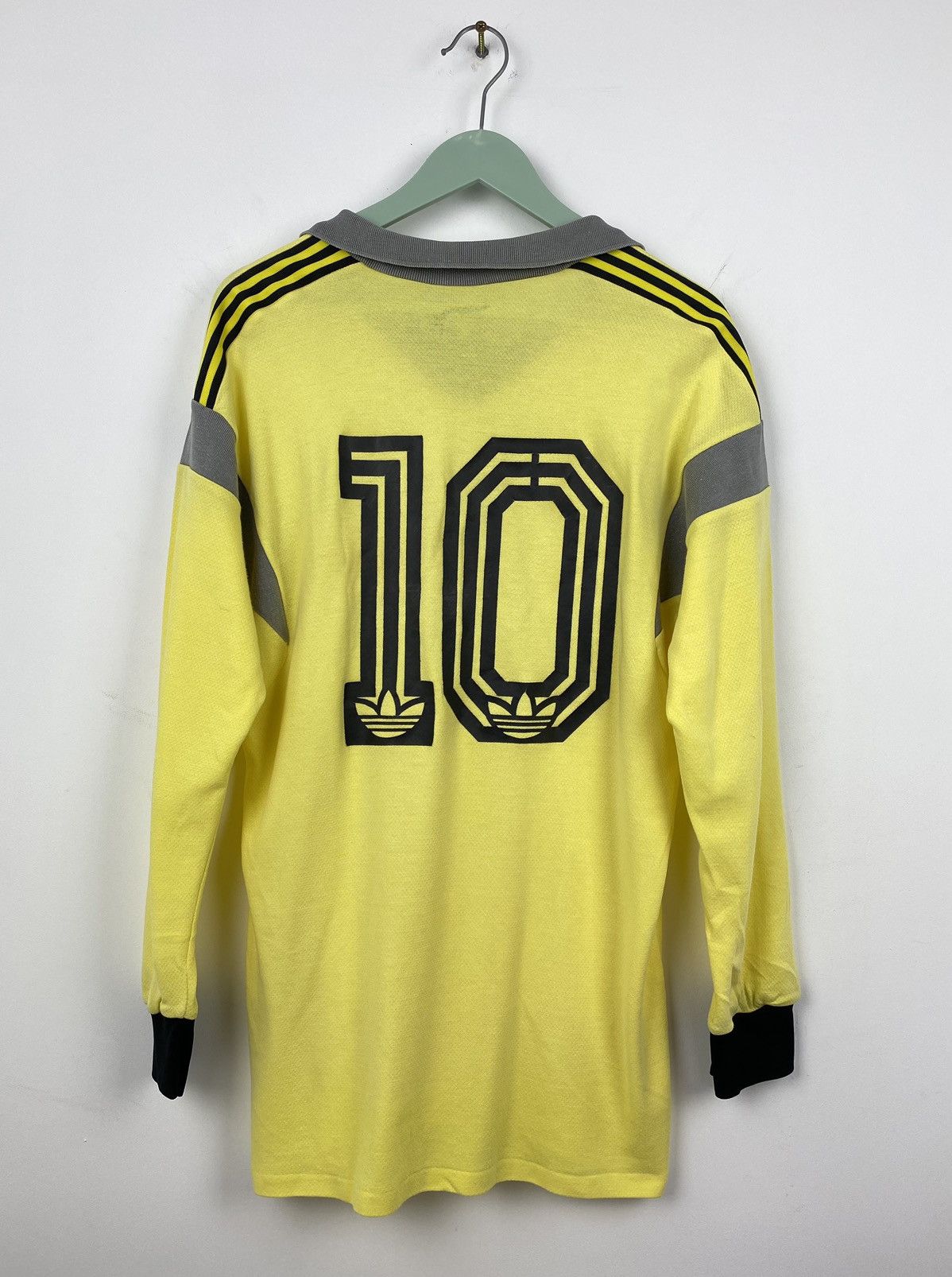 Adidas × Vintage Vintage 70s Adidas Yellow Soccer Shirt Long